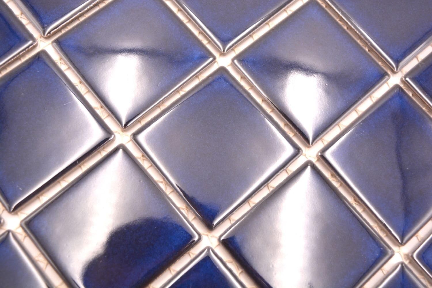 Céramique Mosaïque Carrelage Teyran Brillant Bleu