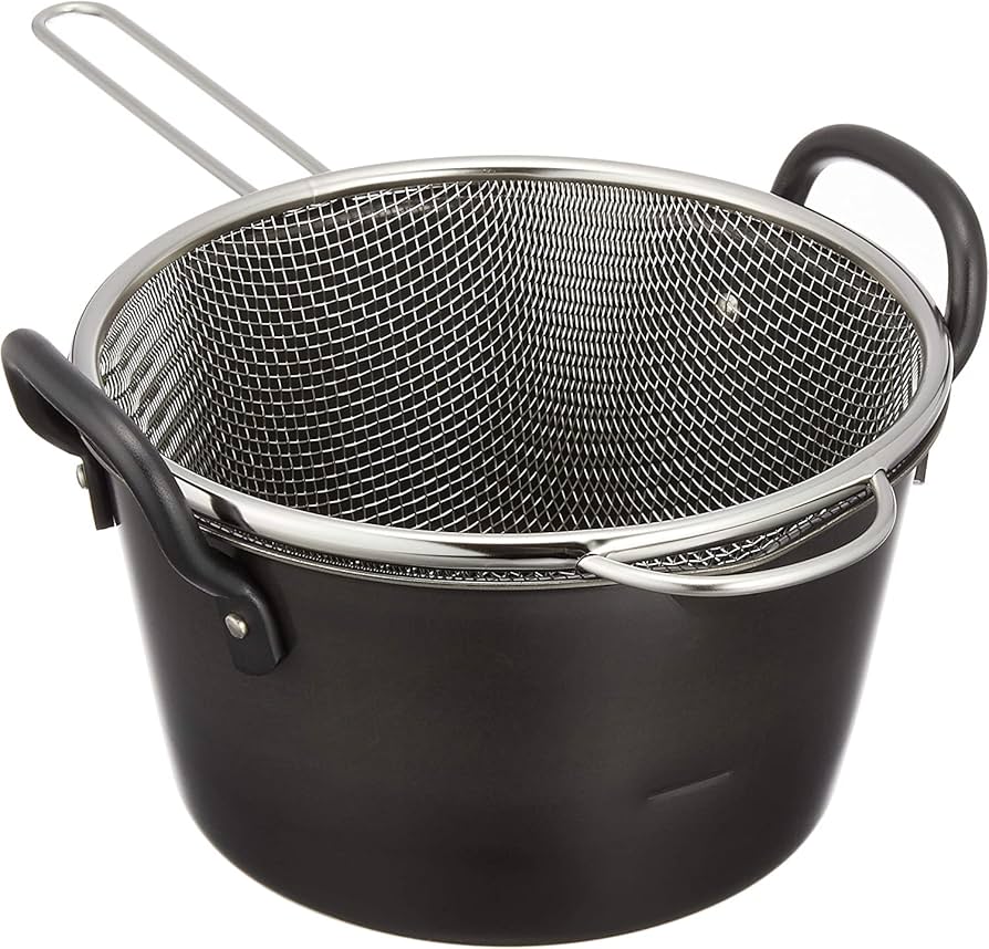 日々道具　揚げ物鍋 IH・ガス火対応 バスケット付き 日々道具 揚げ物鍋 IH・ガス火対応 バスケット付き