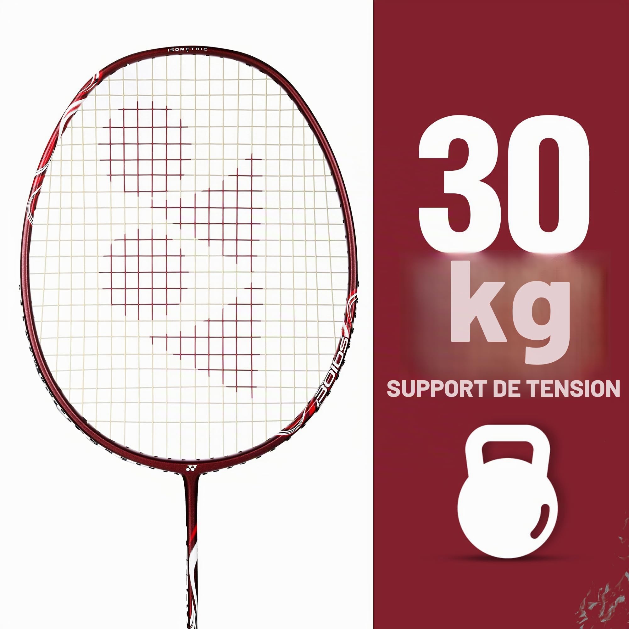 YONEX Raquette de Badminton à Cordes I-Series 5U G4 | Raquette de Badminton en Graphite pour Joueurs intermédiaires | Tension de 13,6 kg | Astrox Lite 37i, 43i, 45i Voltric Lite 35i, 40i, 47i