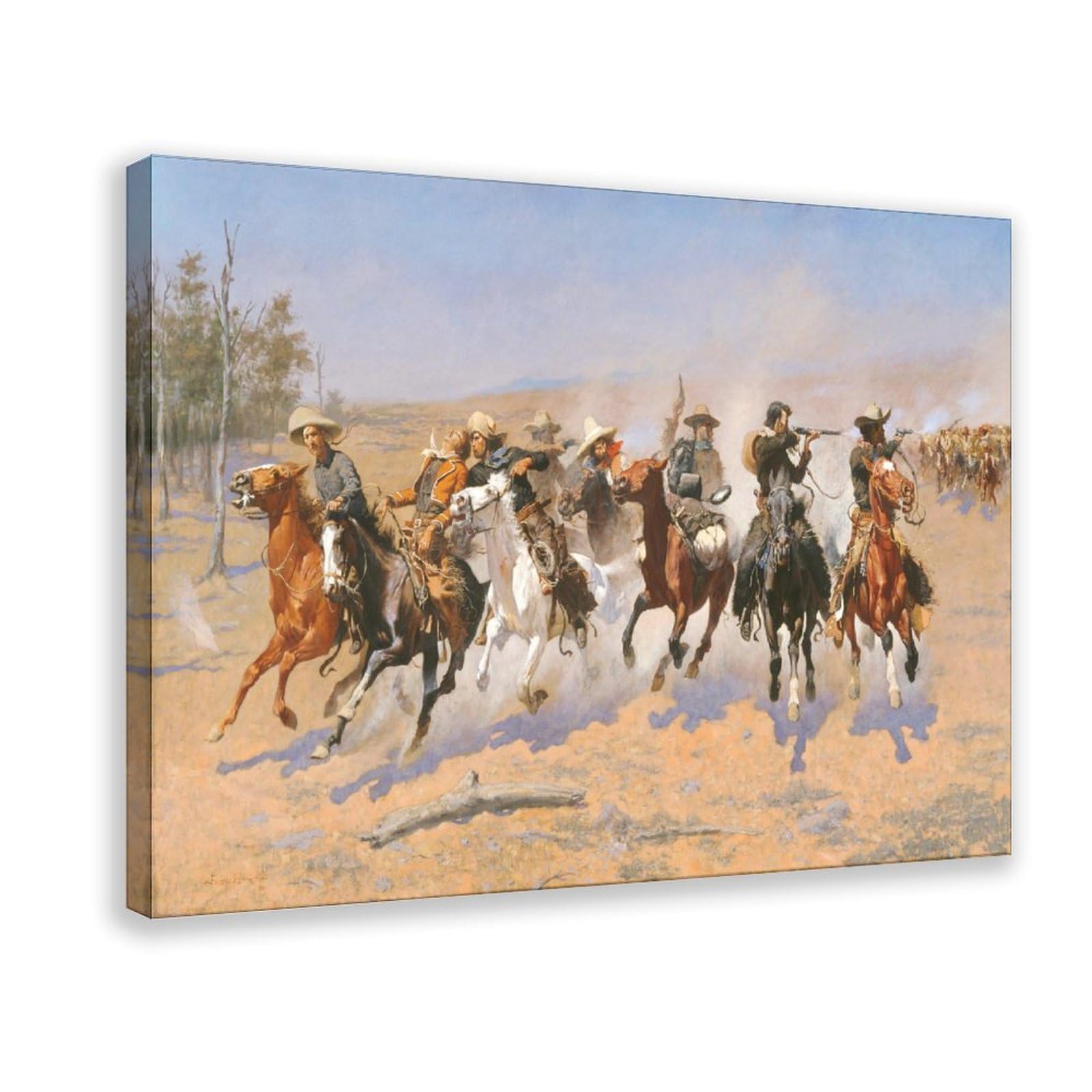 Impression toile Frederic Remington décoration murale prête à poser sans effort - 8
