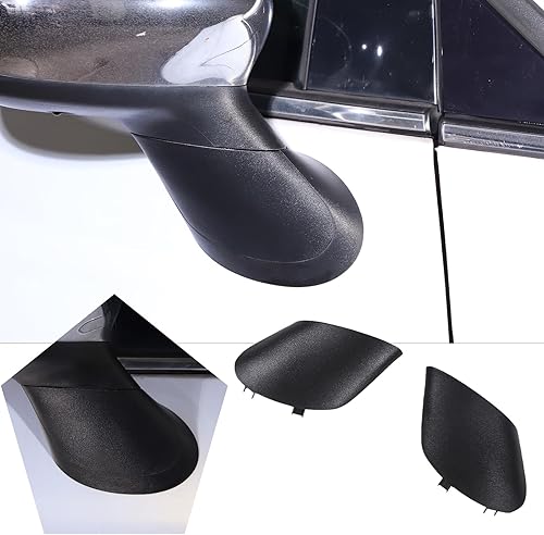 HAPPYHORSE Cubierta de espejo de coche compatible con Fiat 500Fiat 500 ConvertibleAbarth 595Abarth 695, panel de cubierta decorativa para espejo de