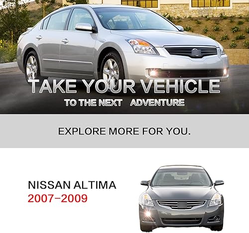 Miniatura 5 de Faros antiniebla compatibles con Nissan Altima 4DR Sedan 2007-2009 con arnés de cableado e interruptor