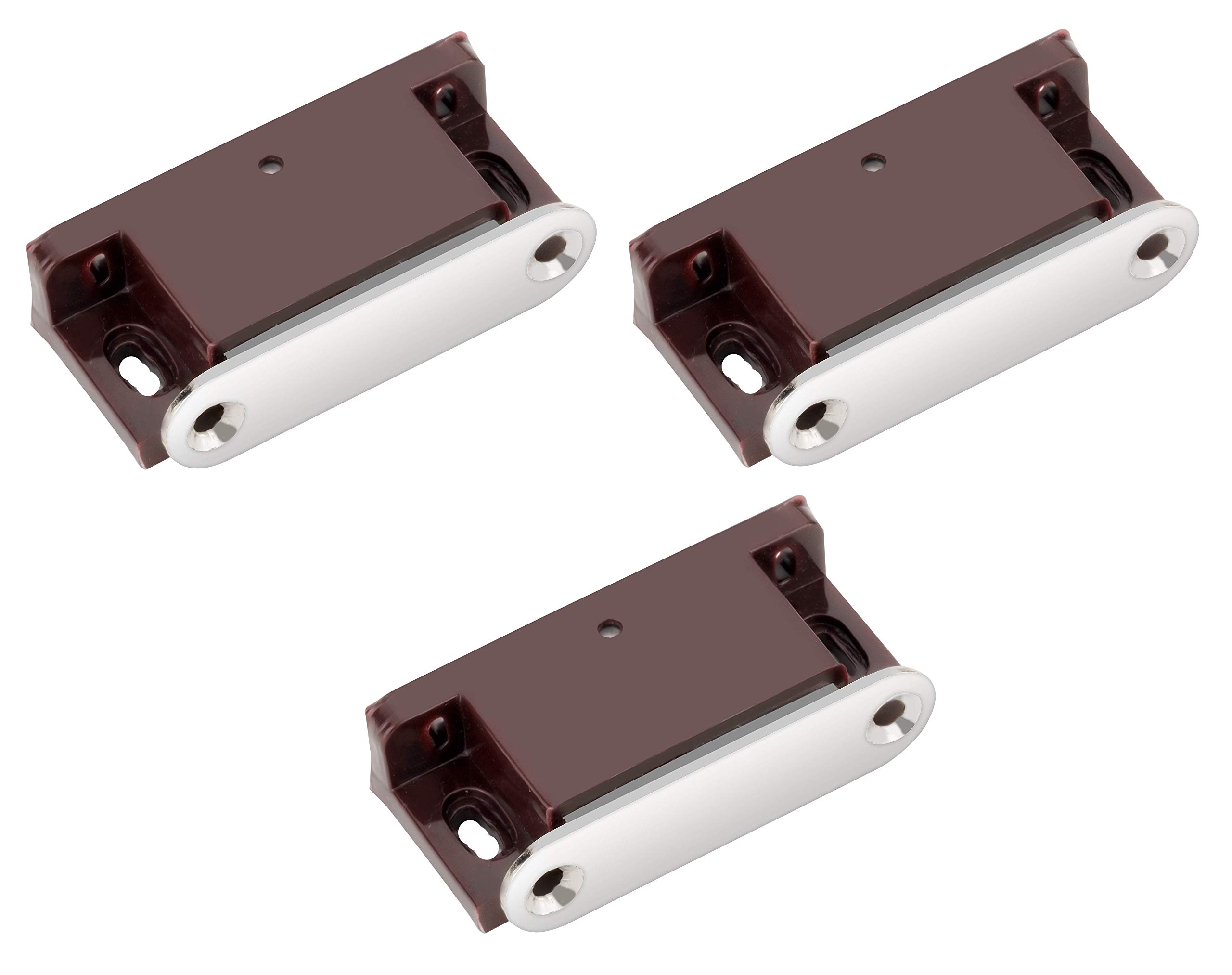 Axtry Pack of 3 Door Catcher/Door Magnet for Cabinet Cupboard Wardrobe Kitchen Bathroom Office / Door Closer Magnet / Size No : 3, 55x29mm (Brown) (B08JCF14WG) Amazon Price History, Amazon Price Tracker