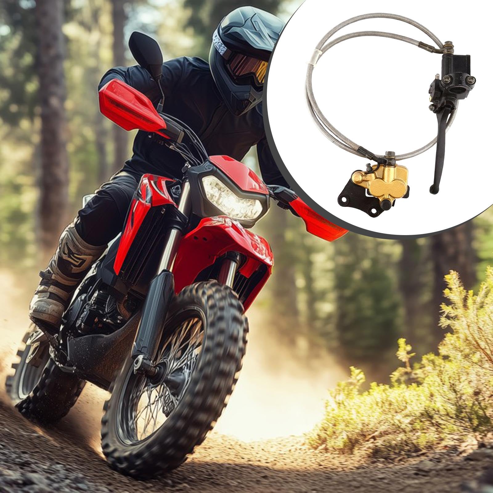 MERIGLARE Vorderradbremse Montage Bremszubehör für 110 125cc Bikes