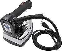 Vista 6 de Silver Star ES-85AF Steam Iron – 110 Volt Gravity Fed Hanging Bottle Clothes Iron with Non-Stick Laminate Sole Plate, Demineralizer Cartridge