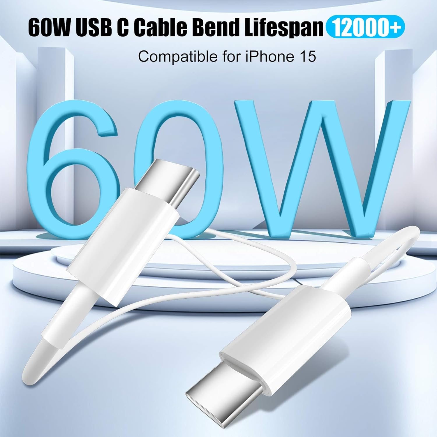 USB Type C Charger for iPhone 17 16 Pro,40W Multiport Type C Charger Fast Charging,2Pack 4Port USB C Wall Charger 10FT USBC Chargers Cord for iPhone 17/17 Pro/17 Air/16 ProMax/16e/15/15 ProMax/15 Plus