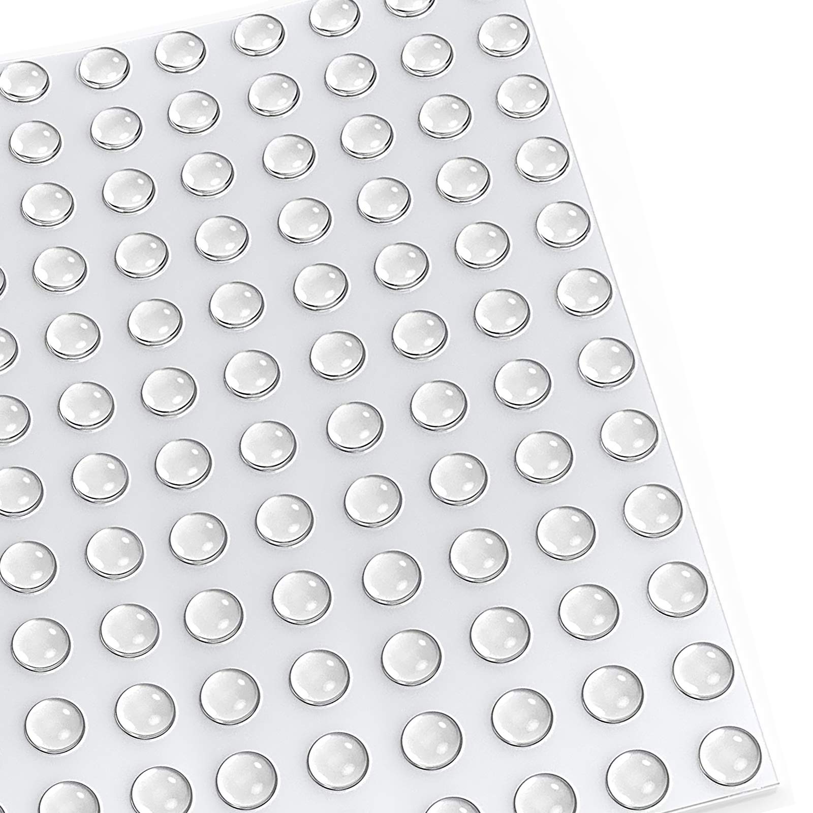 Small Door Bumpers Self-Adhesive Clear Rubber Feet Tiny Bumpons 1/4" Diameter X 1/16" Thick 100 Pack…