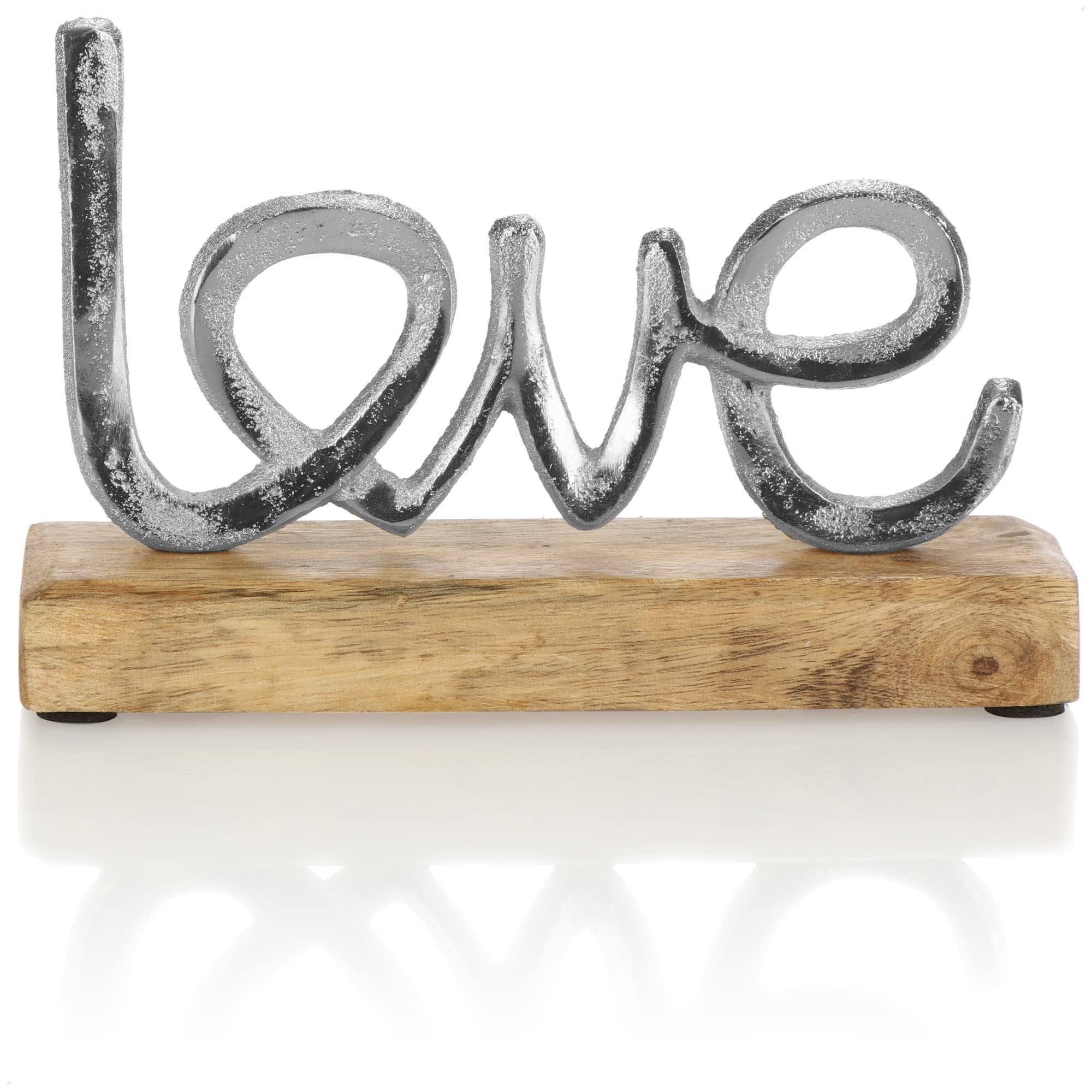 Scritta Decorativa HOME In Legno - XL Con Cuore E Uccello - Decorazione Casa - Foto 9