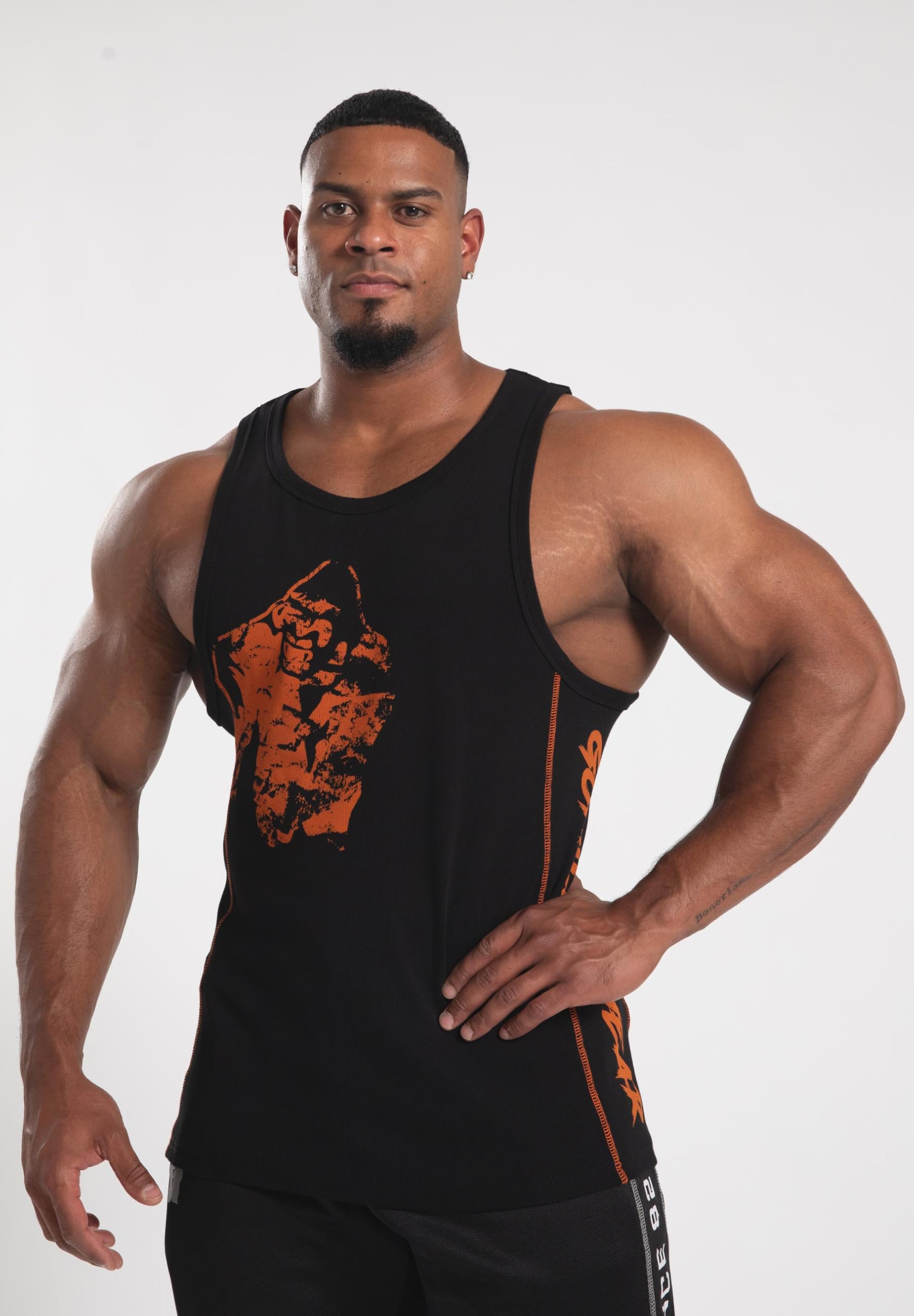 Gorilla Wear Monterey Tank Top Old School Herren Bodybuilding Ärmellos Fitness Gym