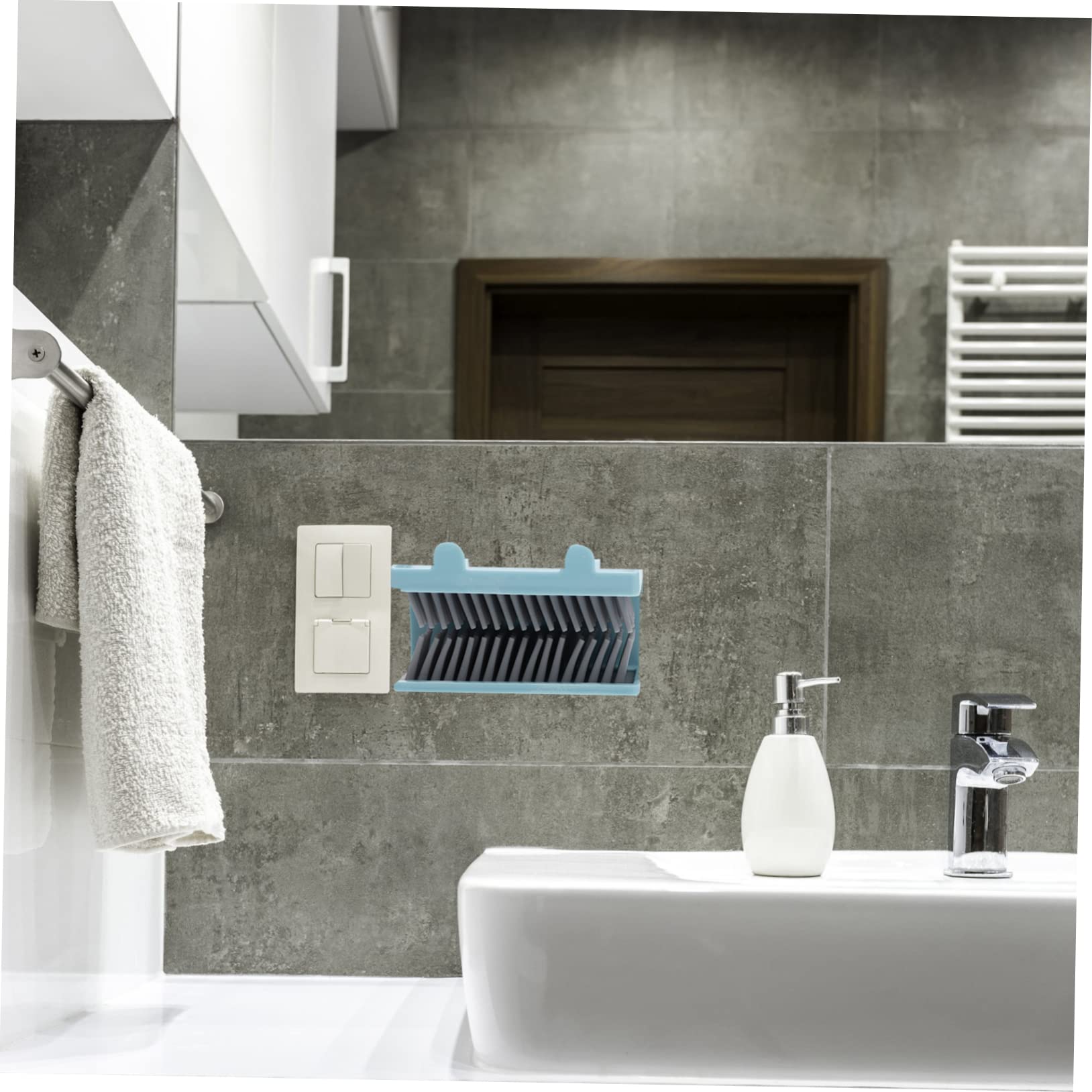 Uonlytech 5stücke Wall Mounted Haarfänger Für Duschablauf Haarfalle Mit Schönem Design Und Praktischen Ohren Für Moderne Badezimmer-Dekoration