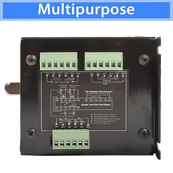 100A 110V 4P Dual Power Automatic Transfer Switch Load Isolation | ATS Generator Changeover Electronic Power Circuit Breaker Controller Mechanical Interlock 4 Functions 50/60Hz