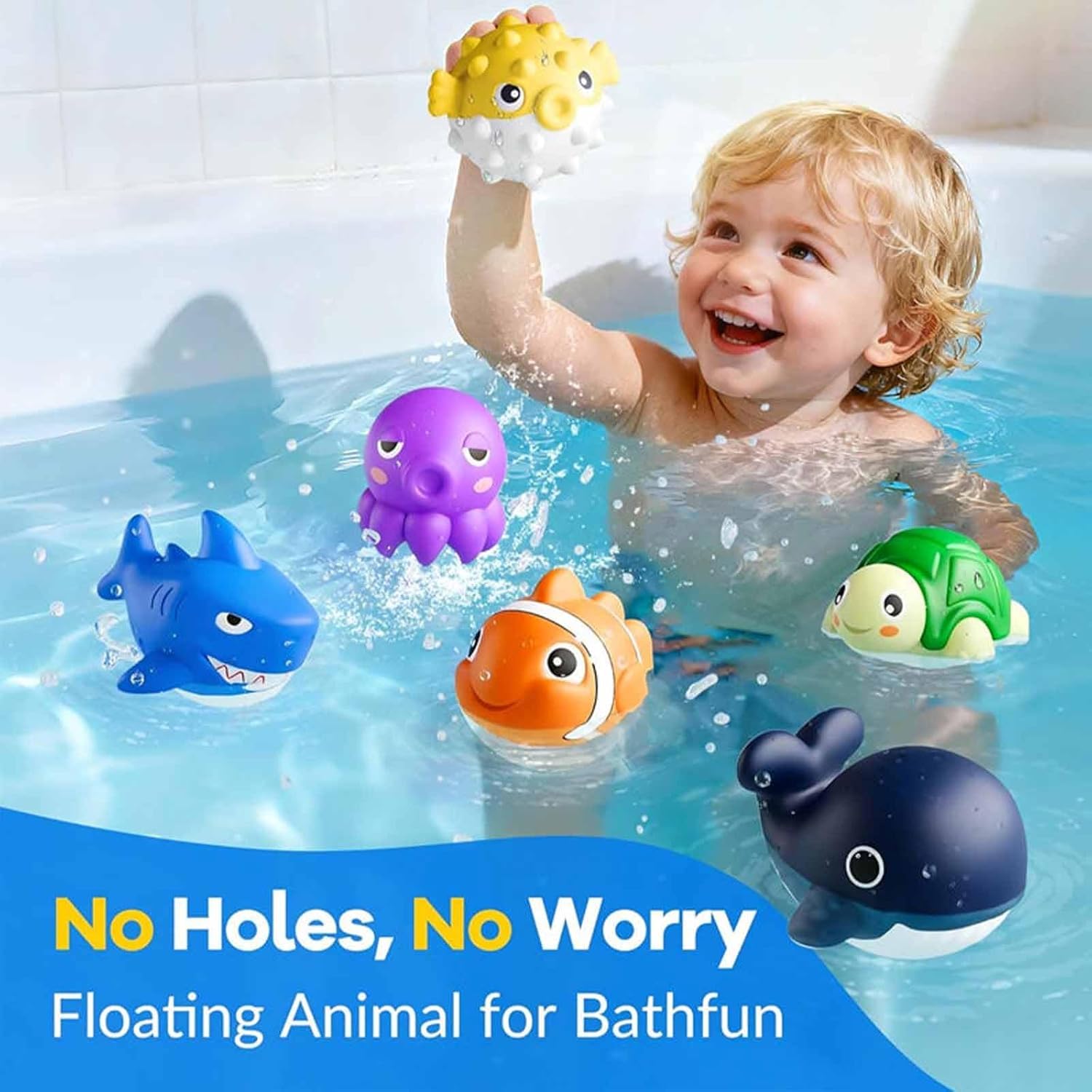 Pool Diving Toys for Kids, Underwater Dive Rescue Toys, Underwater Sinkies for Kids Swimming with Floating Animals & Weighted Cages, Seek And Splash Pool Game Set for Boys Girls (Mix)