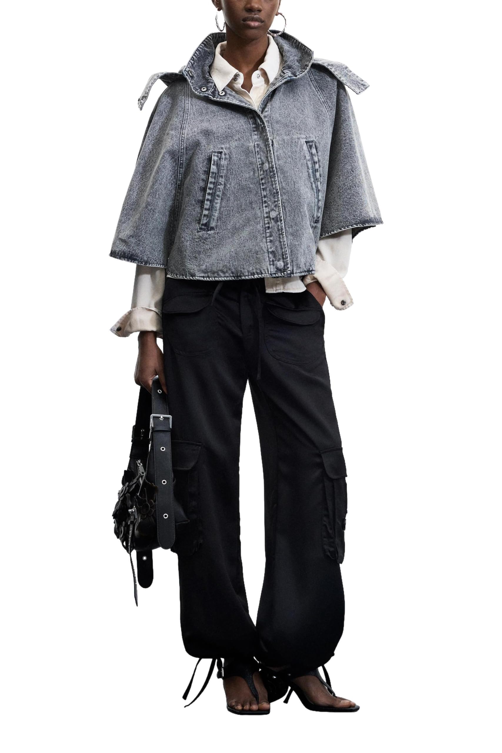 Desigual Damenschal, Schwarz, Einheitsgröße