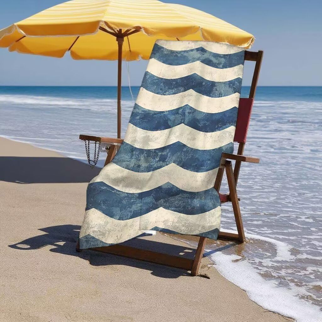Telo Mare XXL 220x100cm/35x70cm, 2 Set Telo Mare Microfibra Semplicità Asciugamano Palestra Uomo, Antisabbia, Leggero, Asciugatura Rapida, Teli da Spiaggia Grandi Accessori per Camping Natation G-67