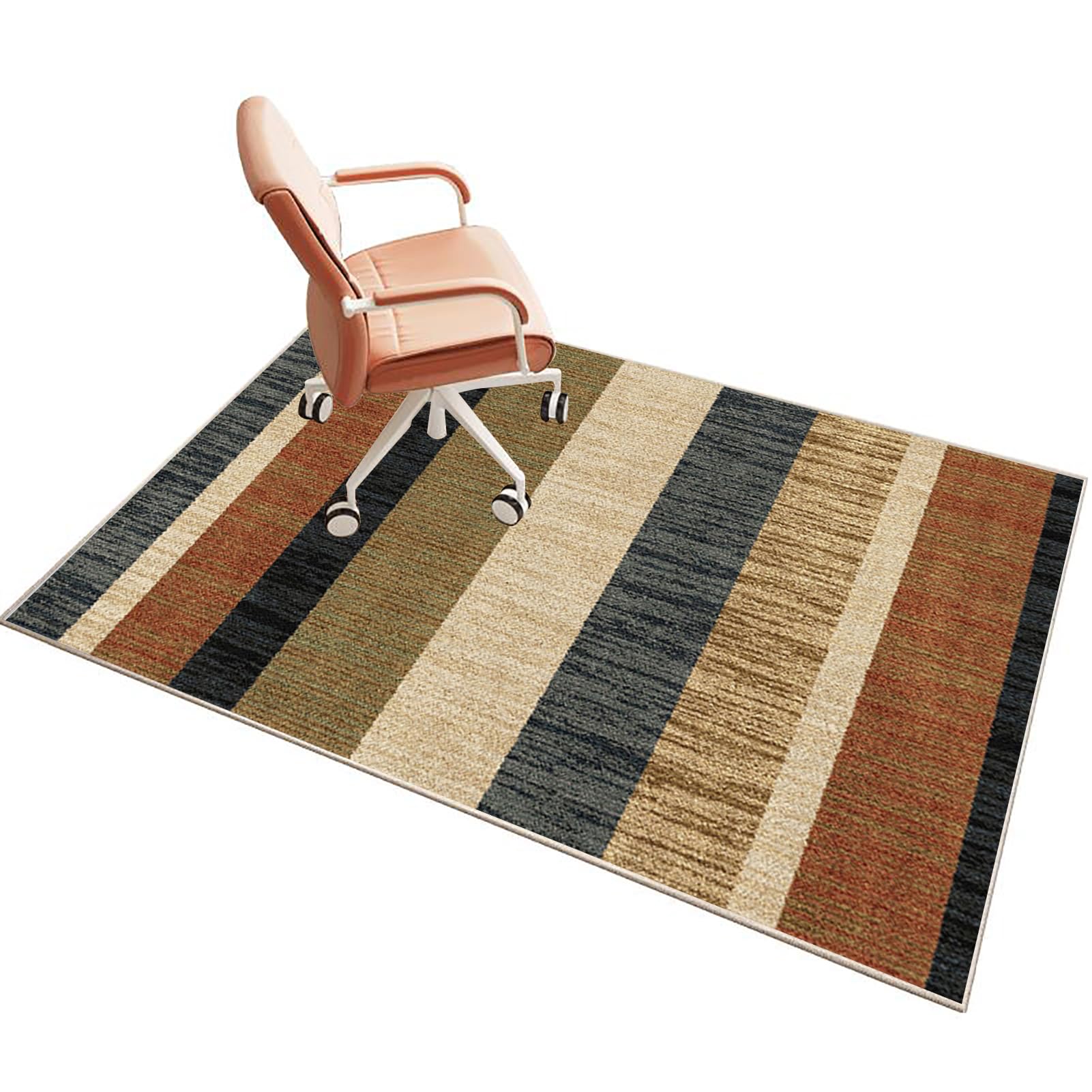 OfficeChair Mat for Carpet 80 x 130 cm, Heavy Duty Office & Gaming Chair Mat for Carpeted & Hardwood Floor, Protector Rug