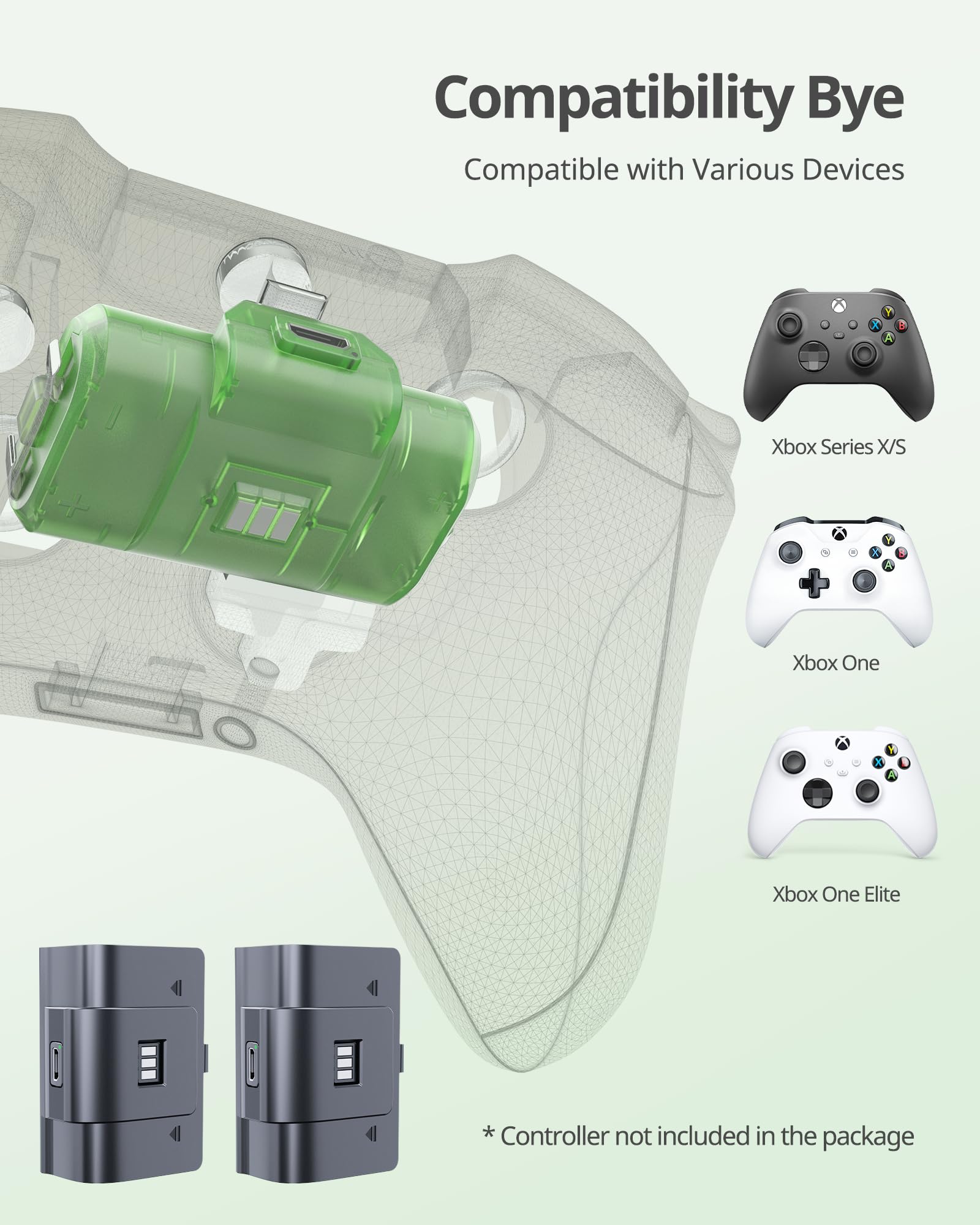 Xbox 1 Controller Batteries Cheap Xbox One Battery Pack 2800mAh For