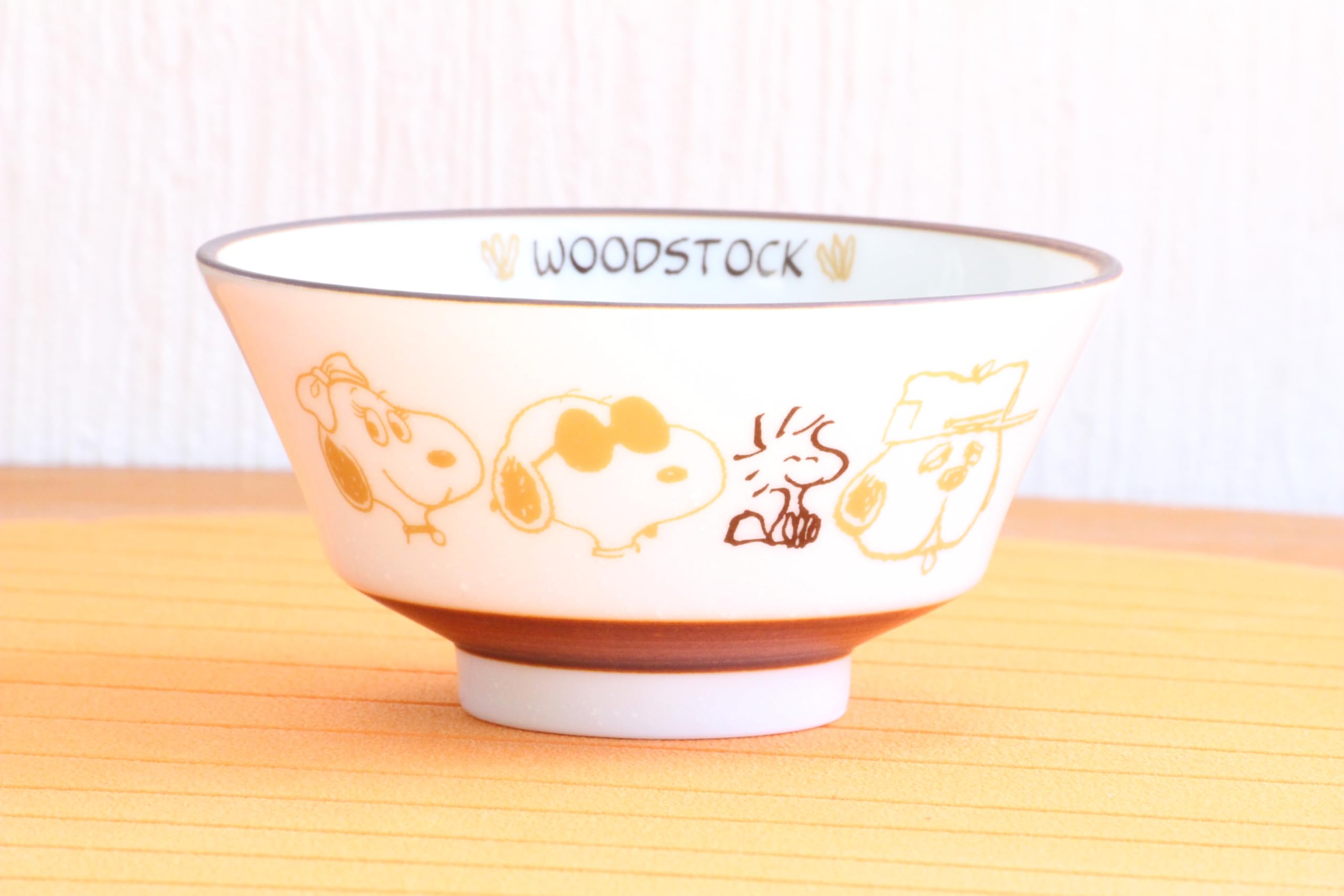 Amazon.com: シミズ陶業(Shimizutougyou) Brown Pulse Snoopy Rice