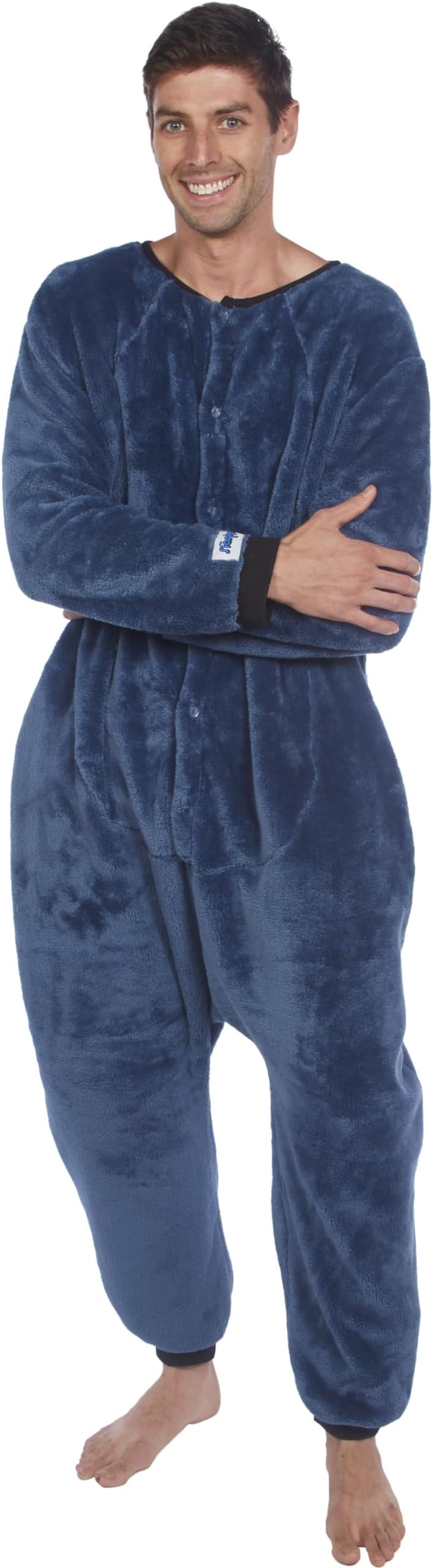 Adult Onesie Pajamas for Men & Women - The Onesie with Hand Pockets - Lightweight Micro Fiber Fleece Onesies