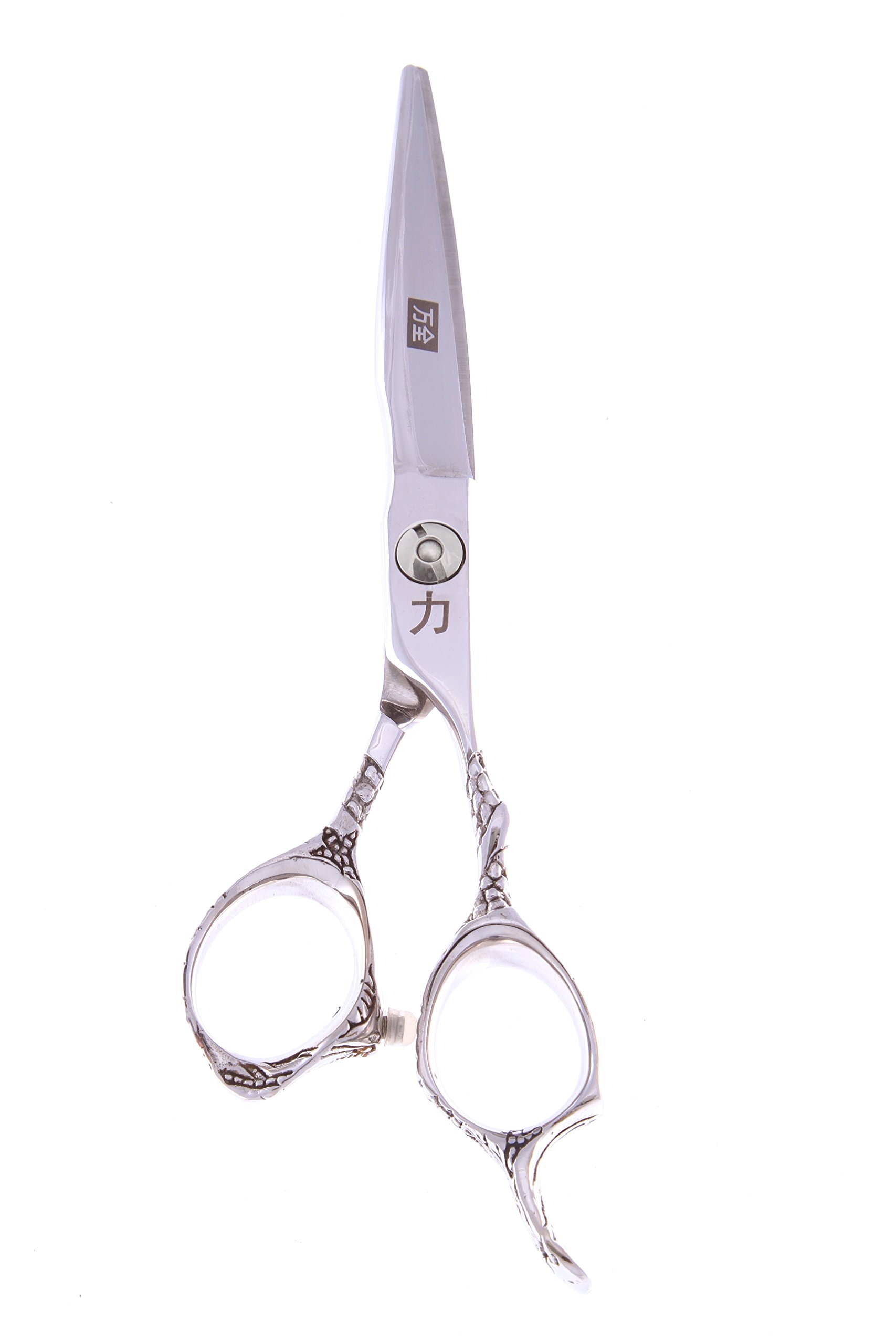 ShearsDirect Cutting Shear with Engraved Serpent Handle and Low Profile Tension Knob, 6 Inch