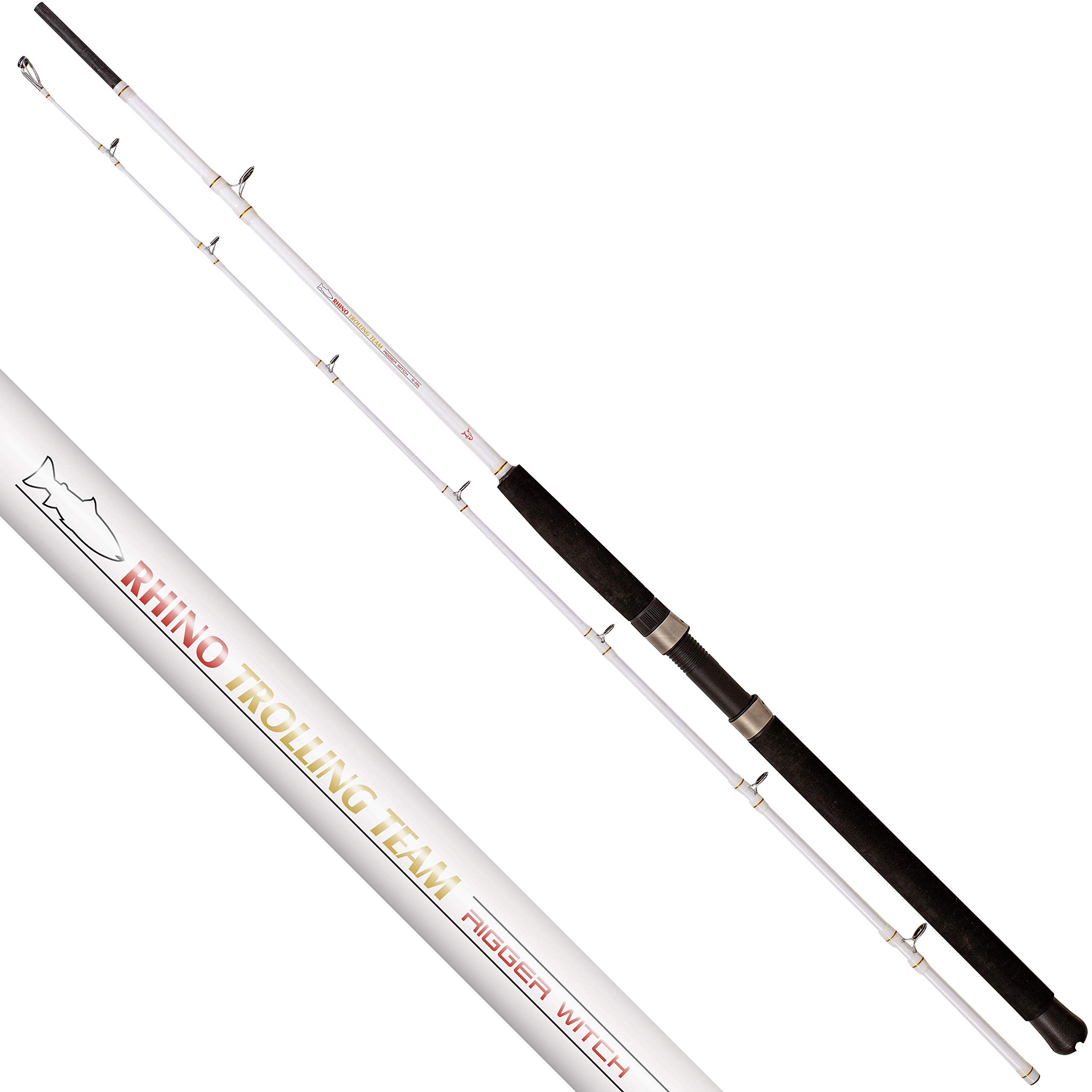 Rhino Premium Meeresrute Trolling Team Rigger Witch G2 2,4m Angerute Hochsee-Angeln Bootsangeln
