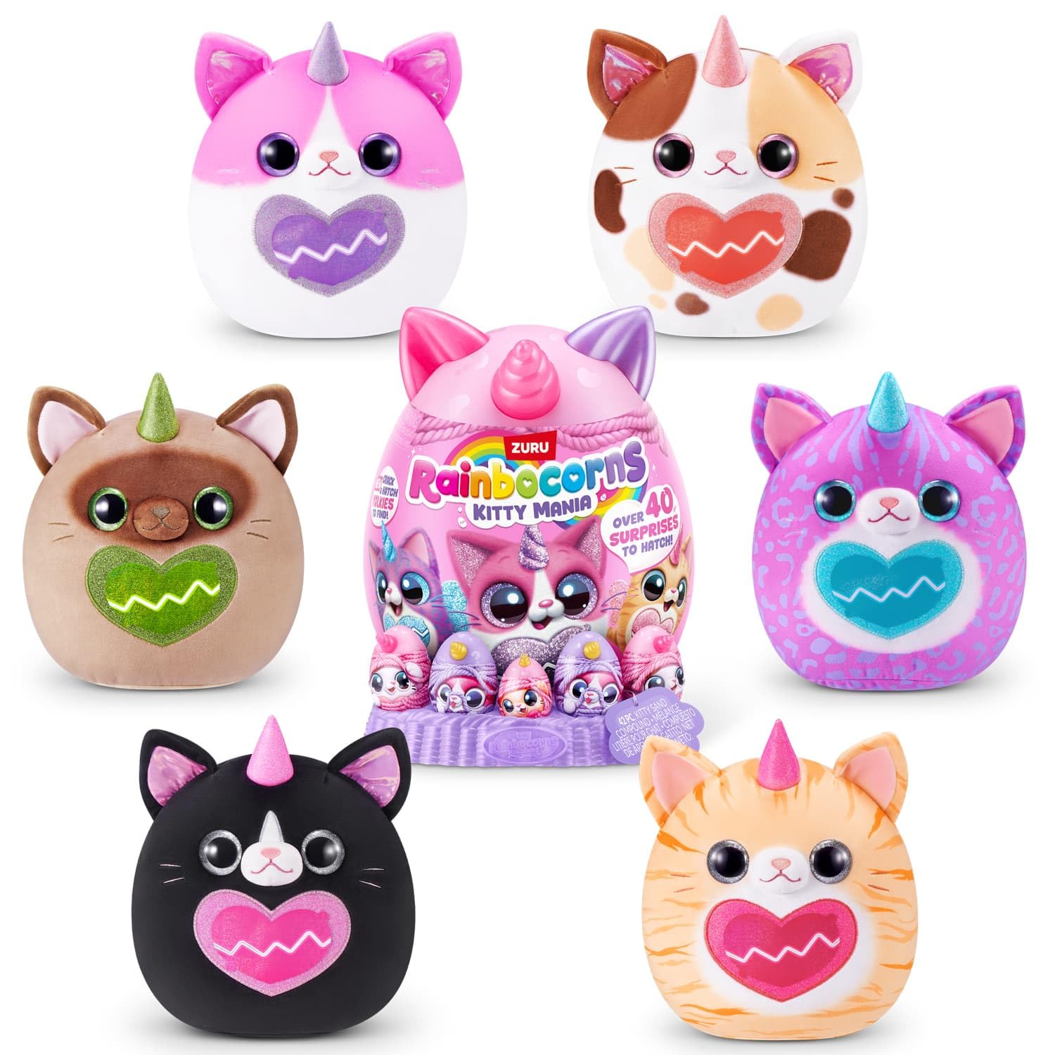 Rainbocorns Kitty Mania - Juego de 40 sorpresas en Interiores (Serie 2)