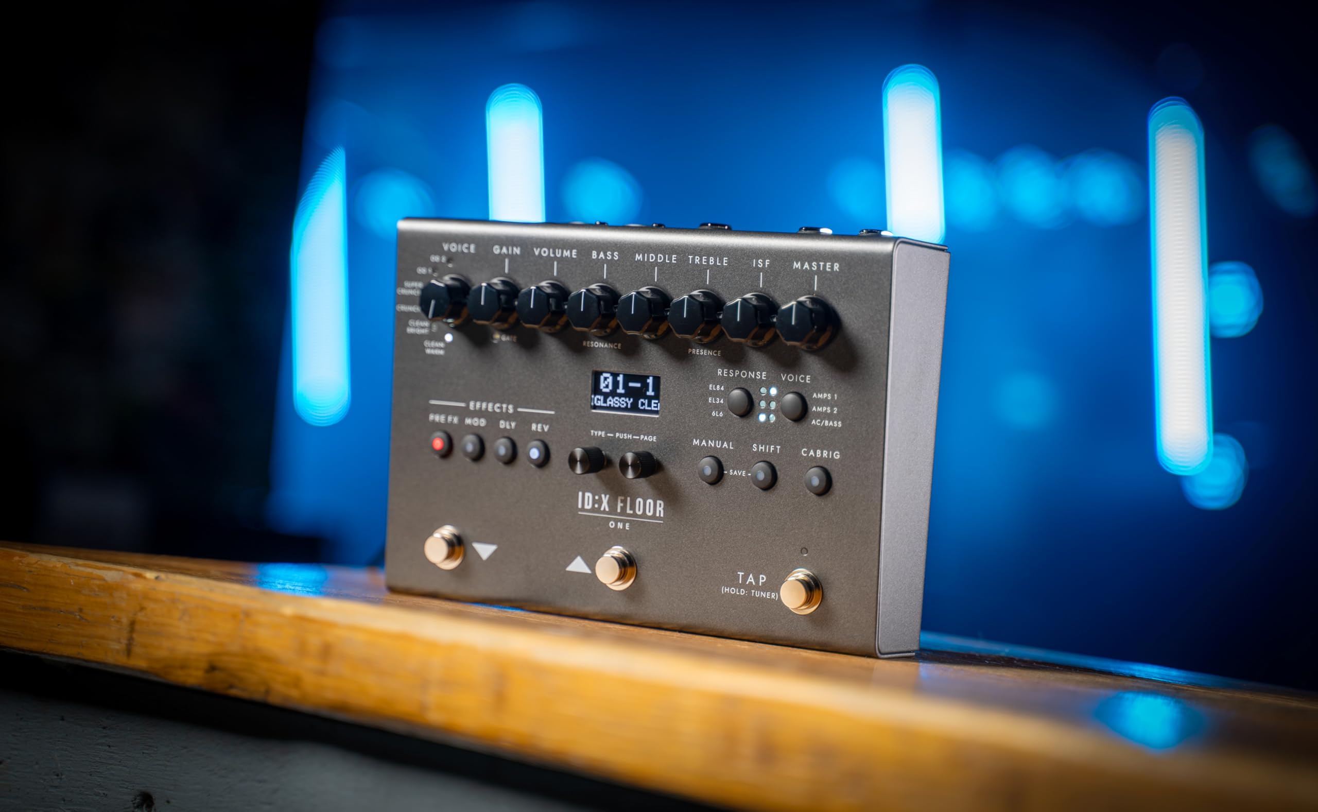 Blackstar ID:X Floor 1 Pedalboard z Modelowaniem Wzmacniaczy – 6 Modeli Wzmacniaczy, Emulacja Lampowa, 35+ Efektów, CabRig i Łączność USB-C