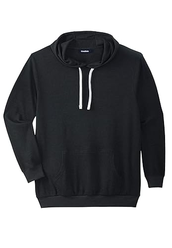 KingSize Men's Big & Tall Tall Waffle-Knit Thermal Hoodie