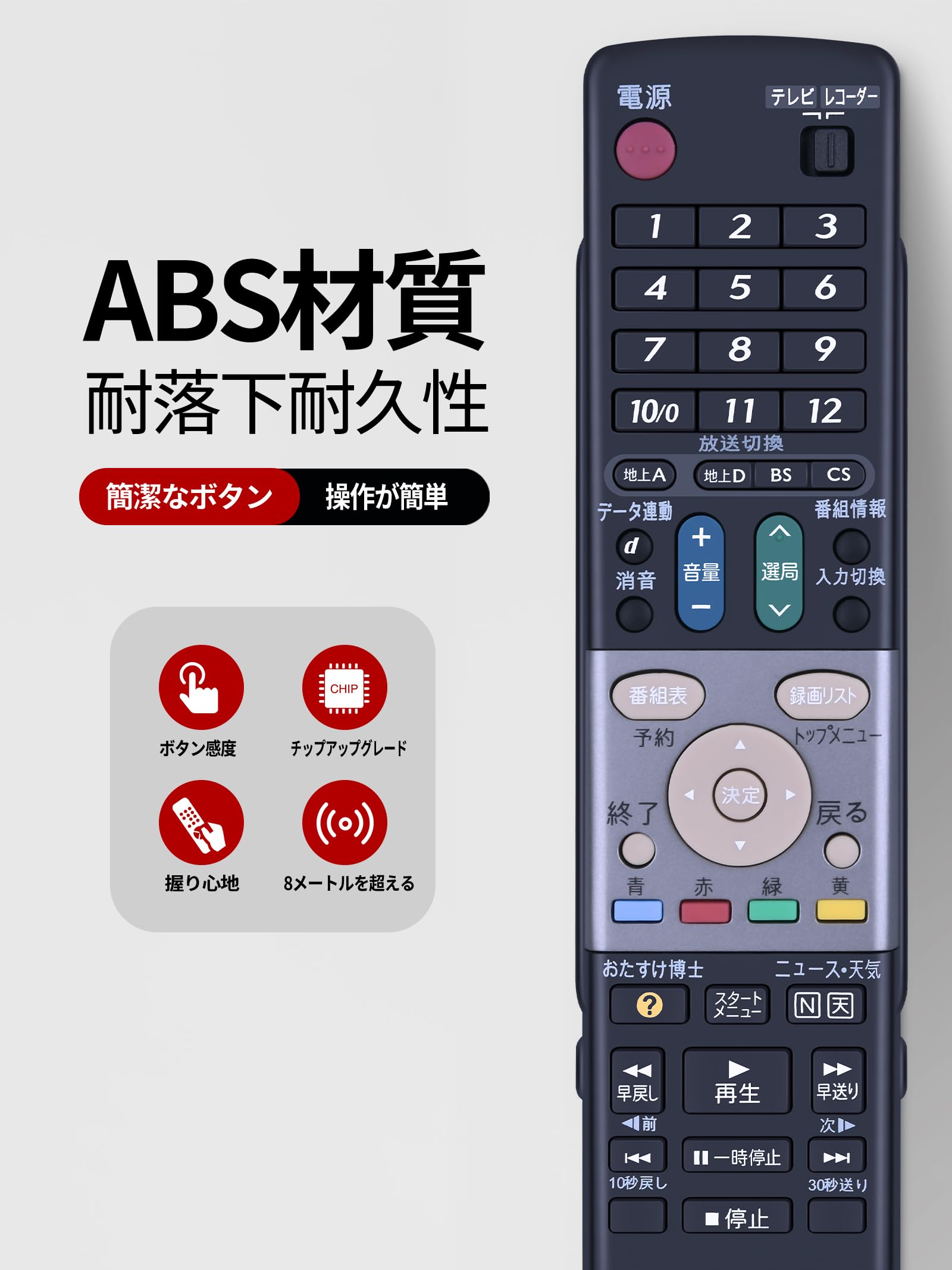 Amazon | ブルーレイレコーダーリモコンGA651PA for シャープ HI