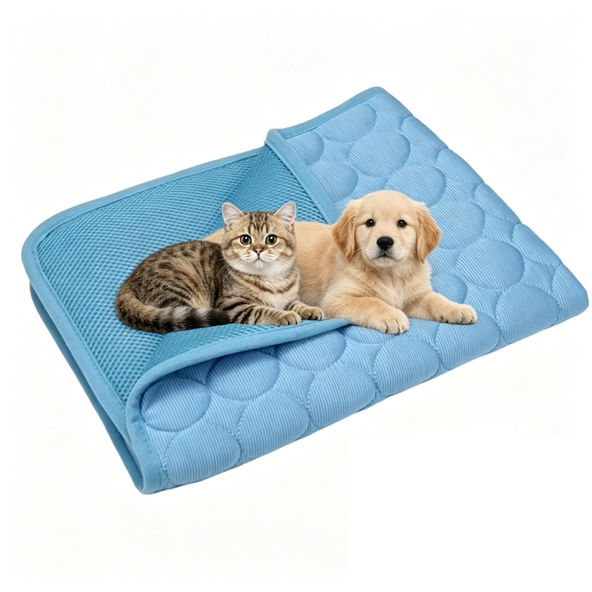 YUNTA Kittra Cooling & Comfortable and Breathable Mat for dogs and cats(Blue,XXL-150 * 100CM)