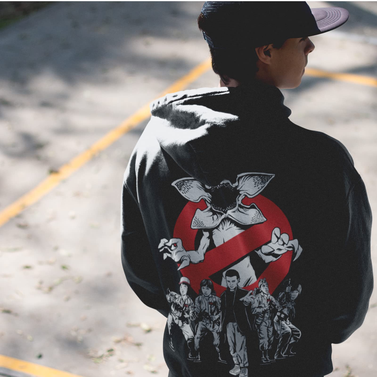the Fan Tee Sudadera de NIÑOS Eleven D&D Stranger Demogorgon Friends Don´t Lie Letras 138