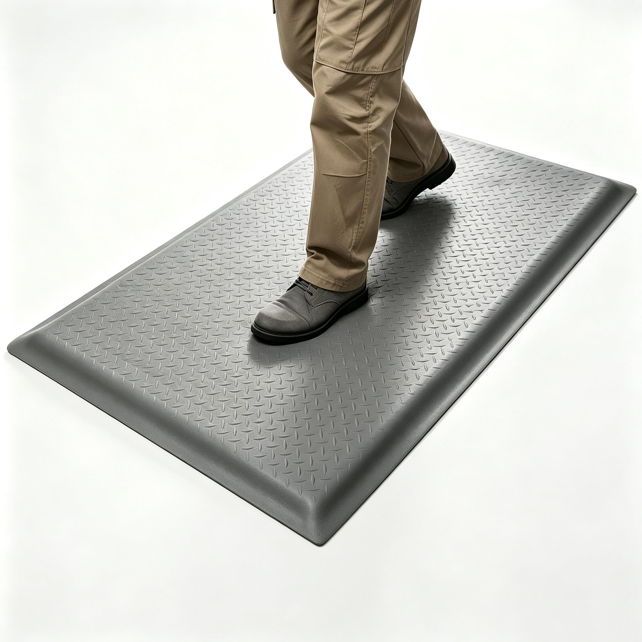 Anti Fatigue Mat 2x6 Ft 15/16" Thick Soft Sponge Ergonomic Mat