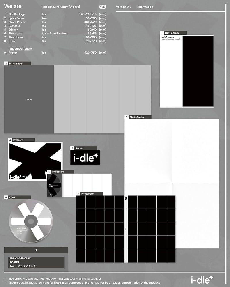 I-DLE, IDLE, (G)I-DLE, GI-DLE, GIDLE - [Weverse Shop POB