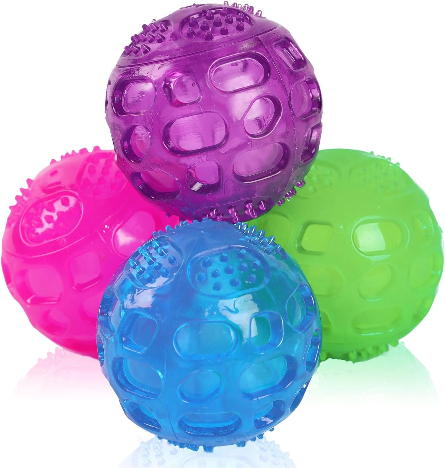Pet Supplies Pet Chew Toys KONG Dog Squeezz Ball Medium Assorted