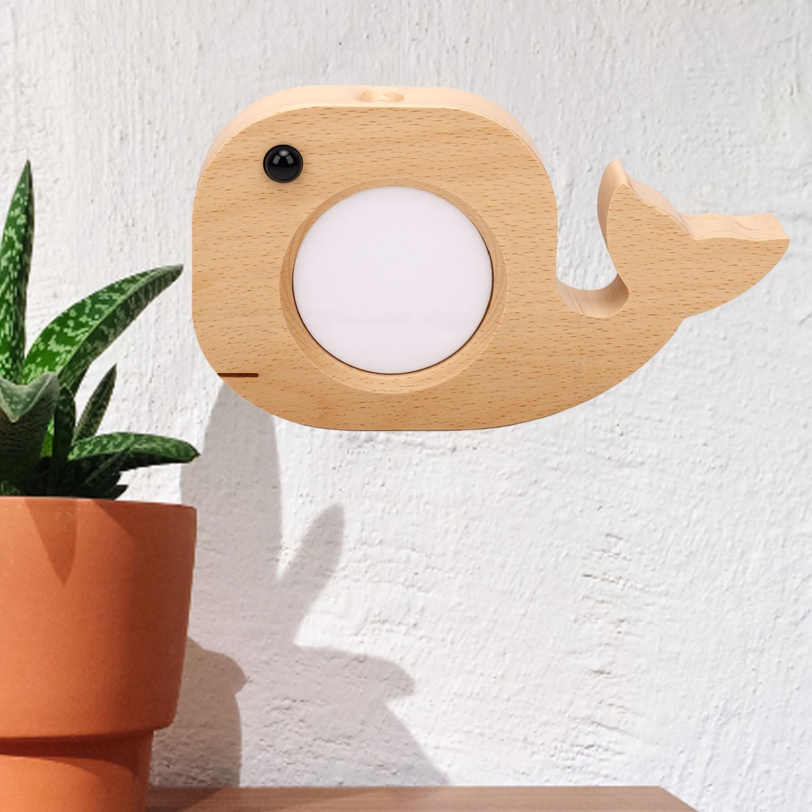 Luce Notturna a Led con Sensore di Movimento e Orologio in