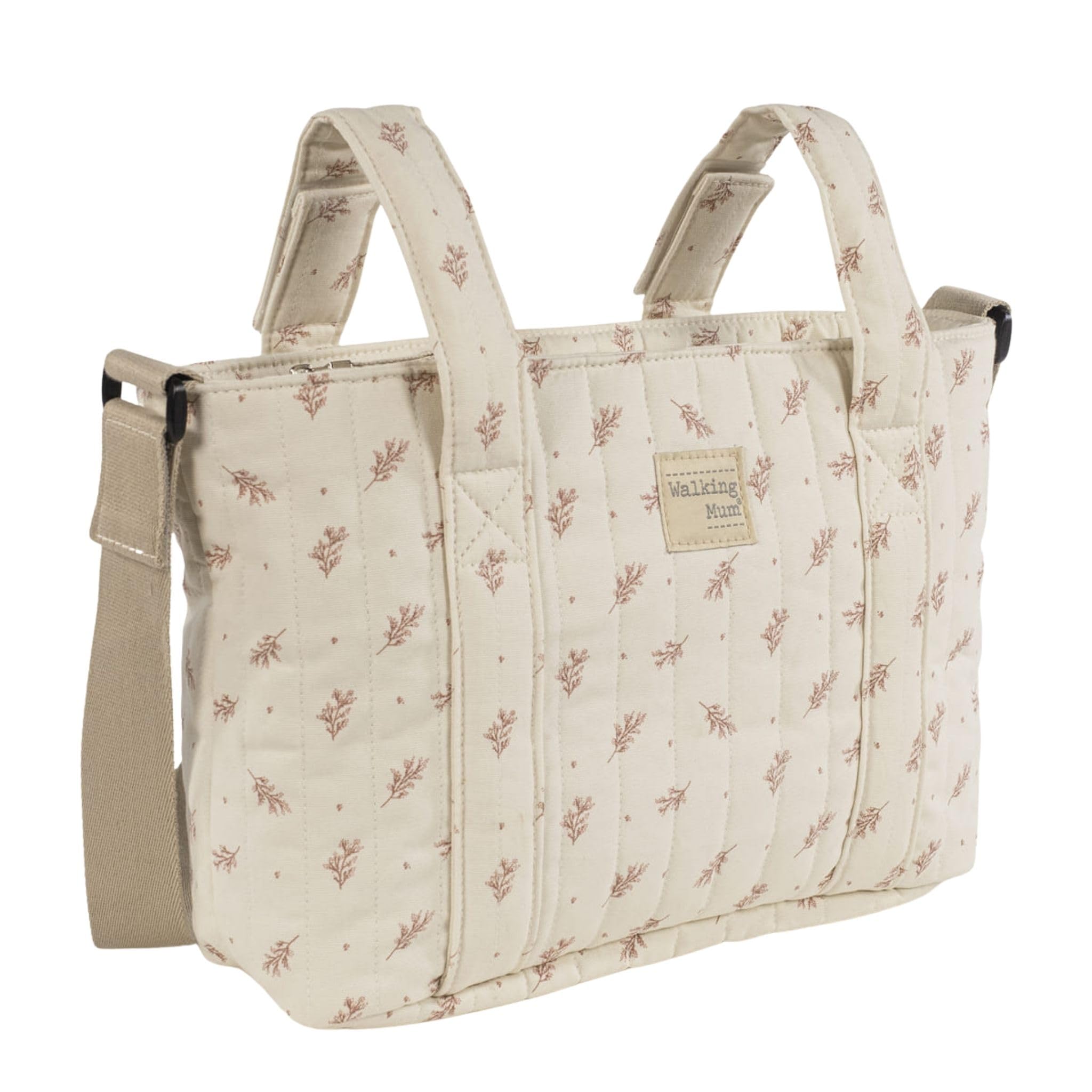 Walking Mum Borsa a spalla PINK MIMOSA beige rosso