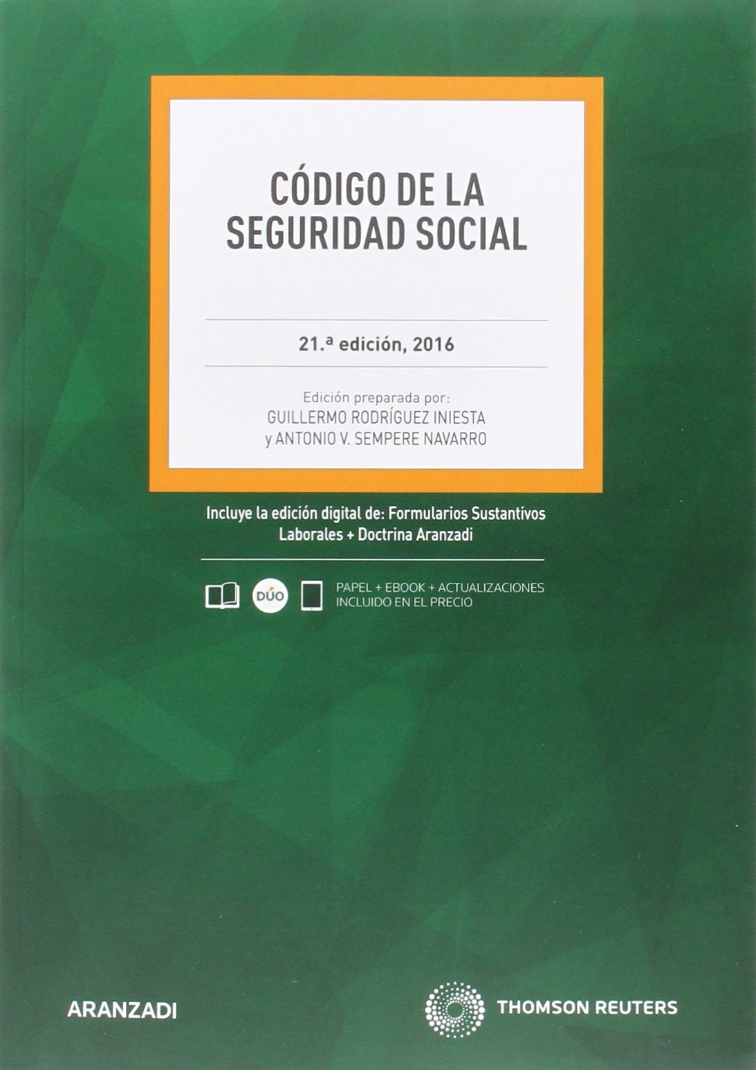 Código de la Seguridad Social (Papel + e-book): 14 (Código Profesional)