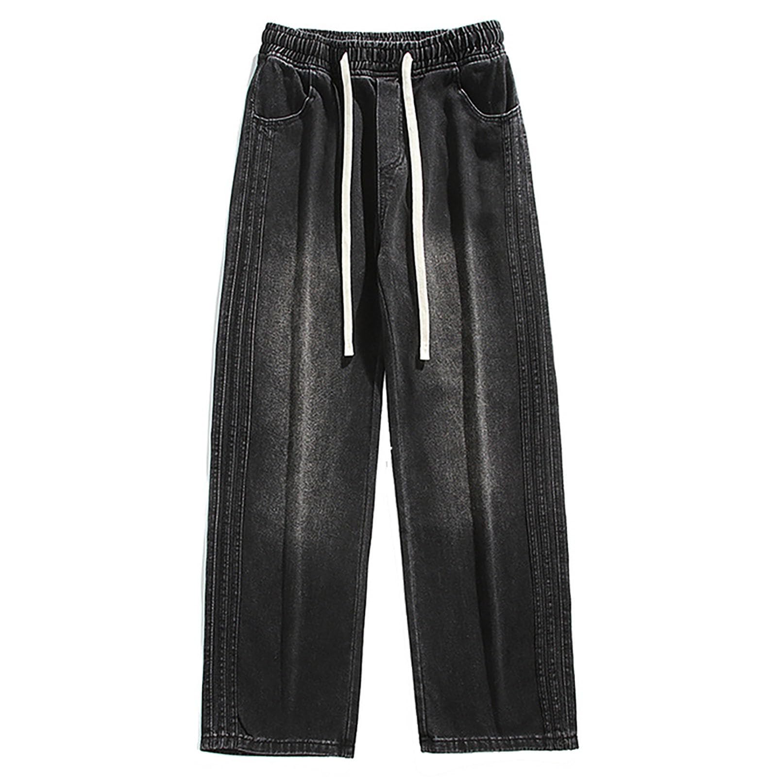 Pantaloni da uomo, stile Y2k, stile hip hop, streetwear, skateboard, alla moda, vintage, per adolescenti, ragazzi, skateboard, streetwear, vintage, per il tempo libero