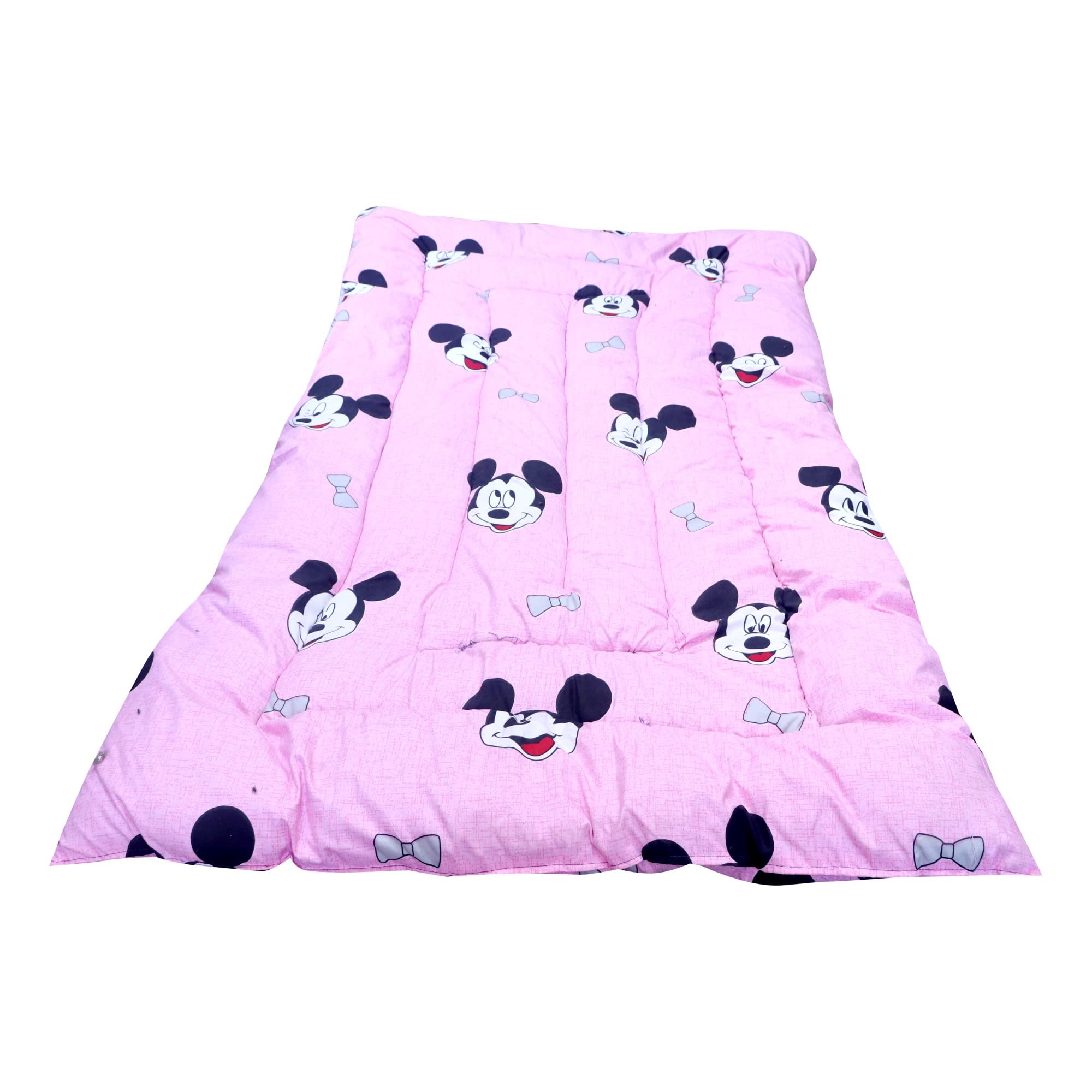PYTHON Multicolor Printed Single Bed Cotton Filled Mattress Gadda Soft & Reversible,Size 3X 6 ft or 72 x 36Inch (Kids Gadda-7)