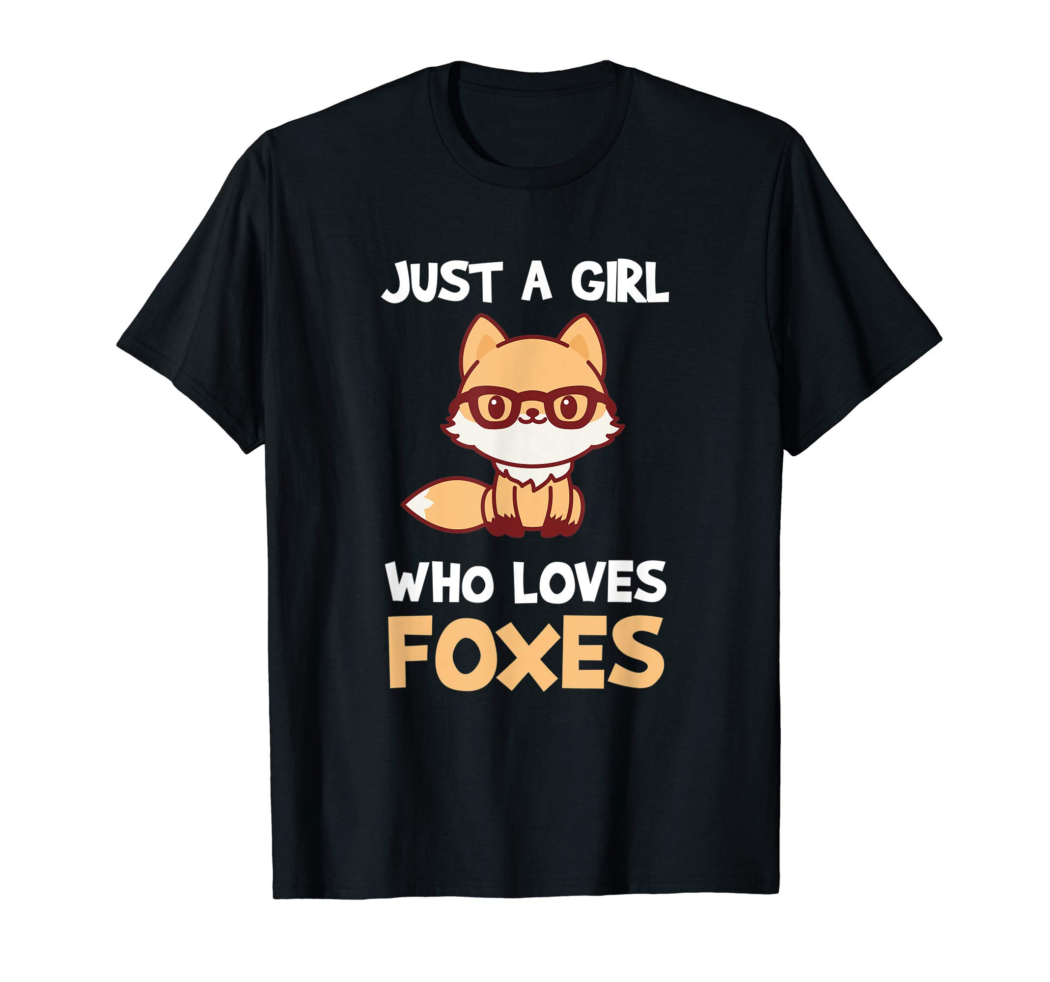 Just A Girl Who Loves Foxes Cute & Funny Gift For Fox Lovers T-Shirt