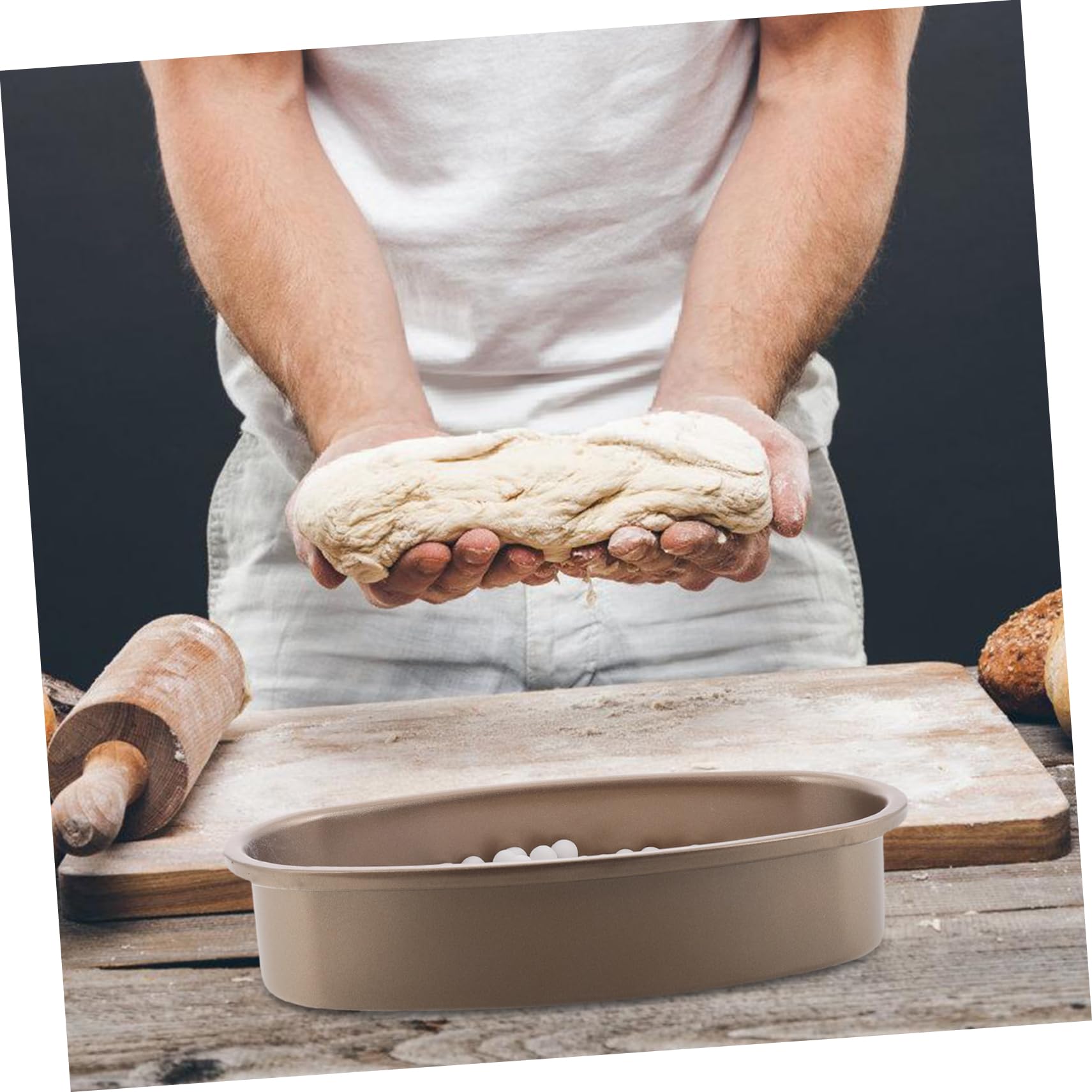 TOPBATHY Piedra Cerámica para Horno de 500g Distribución Uniforme del Calor para Pasteles y Tartas en Casa Bolsa de Tela y Bandeja para Hornear