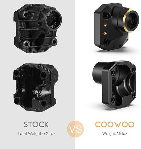 Miniatura 3 de COOWOO RC Differential Covers Upgrade Parts for 110 Capra UTB10 RC Crawler Cars - Set of 2, Precision CNC Machined, Enhanced Stability, Improved