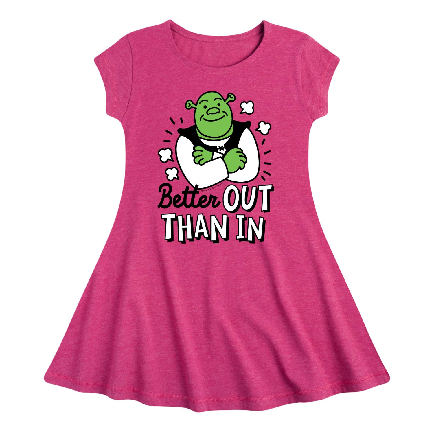 Shrek - Better Out Than in - Toddler & Youth Girls Fit & Flare Dress