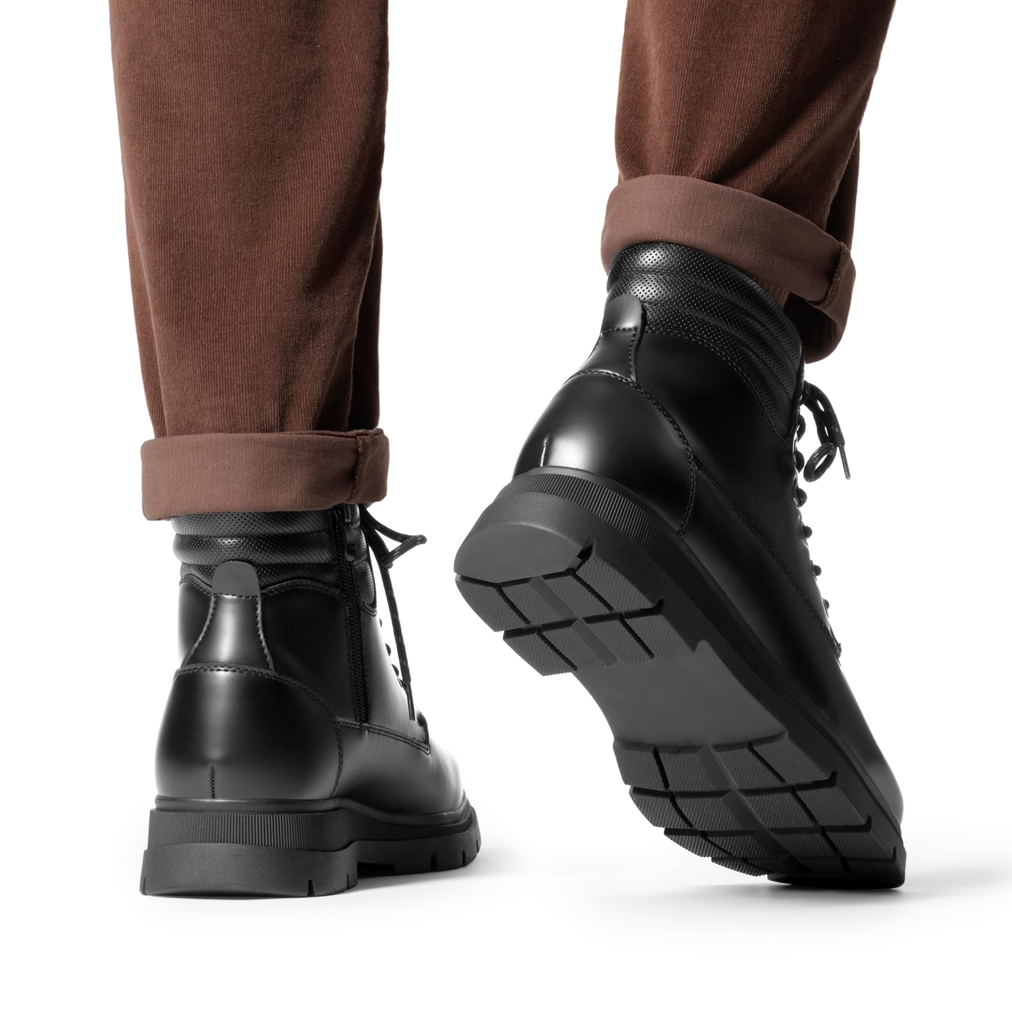 Bruno Marc Bottes De Moto Bottines Classiques Chukka pour Homme