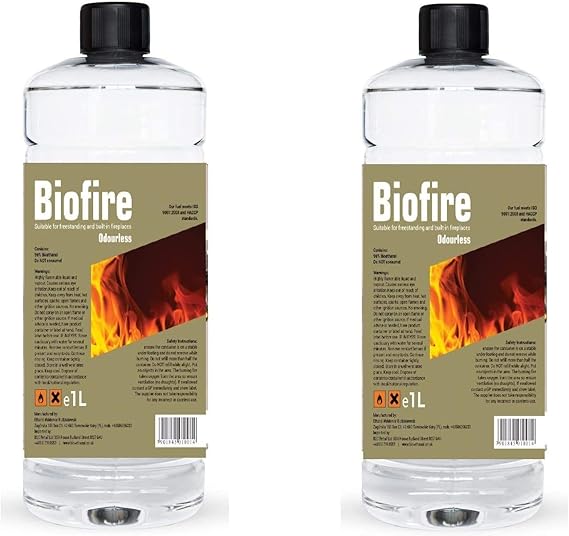 PREMIUM BIOETHANOL FUEL FOR FIRES, Bio ethanol Liquid fuel for