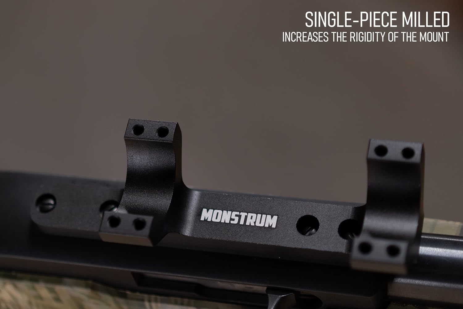 Monstrum Dual Ring Scope Mount Compatible with Ruger 10/22 | 1 Inch Diameter