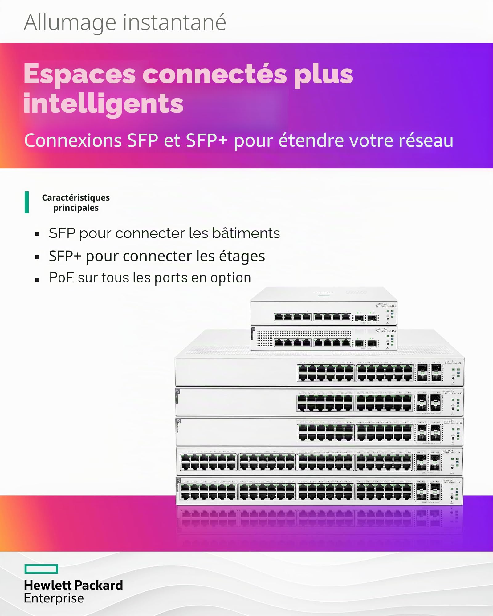 Hpe Aruba Networking Aruba Instant On 1930 48g Class4 Poe 4sfp/sfp+ 370w Gestito L2+ Gigabit Ethernet [10/100/1000] Supporto Power Over Ethernet [poe