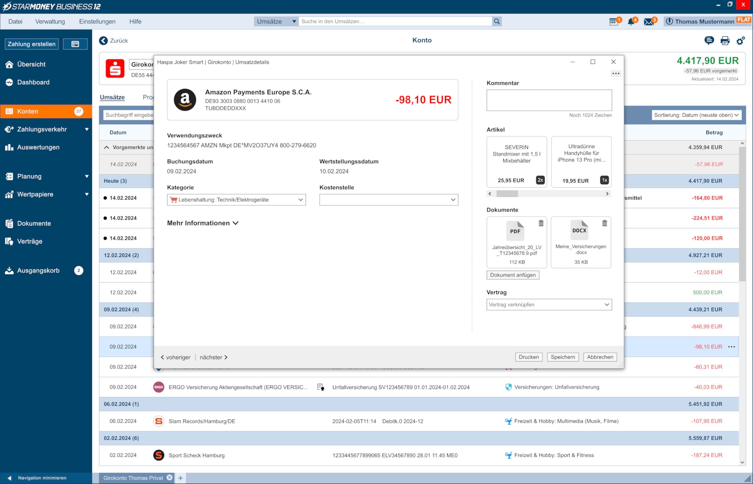 StarMoney 12 Business Jahreslizenz inkl. Premium Support