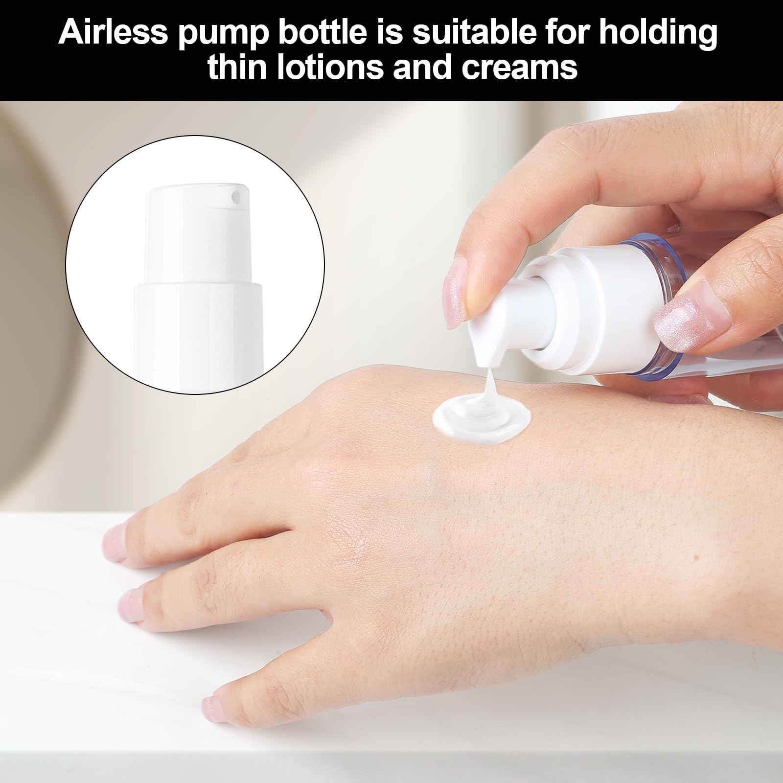 11 sztuk Airless dozownik z pompką, pusty dozownik do kremu, butelki podróżne do napełniania