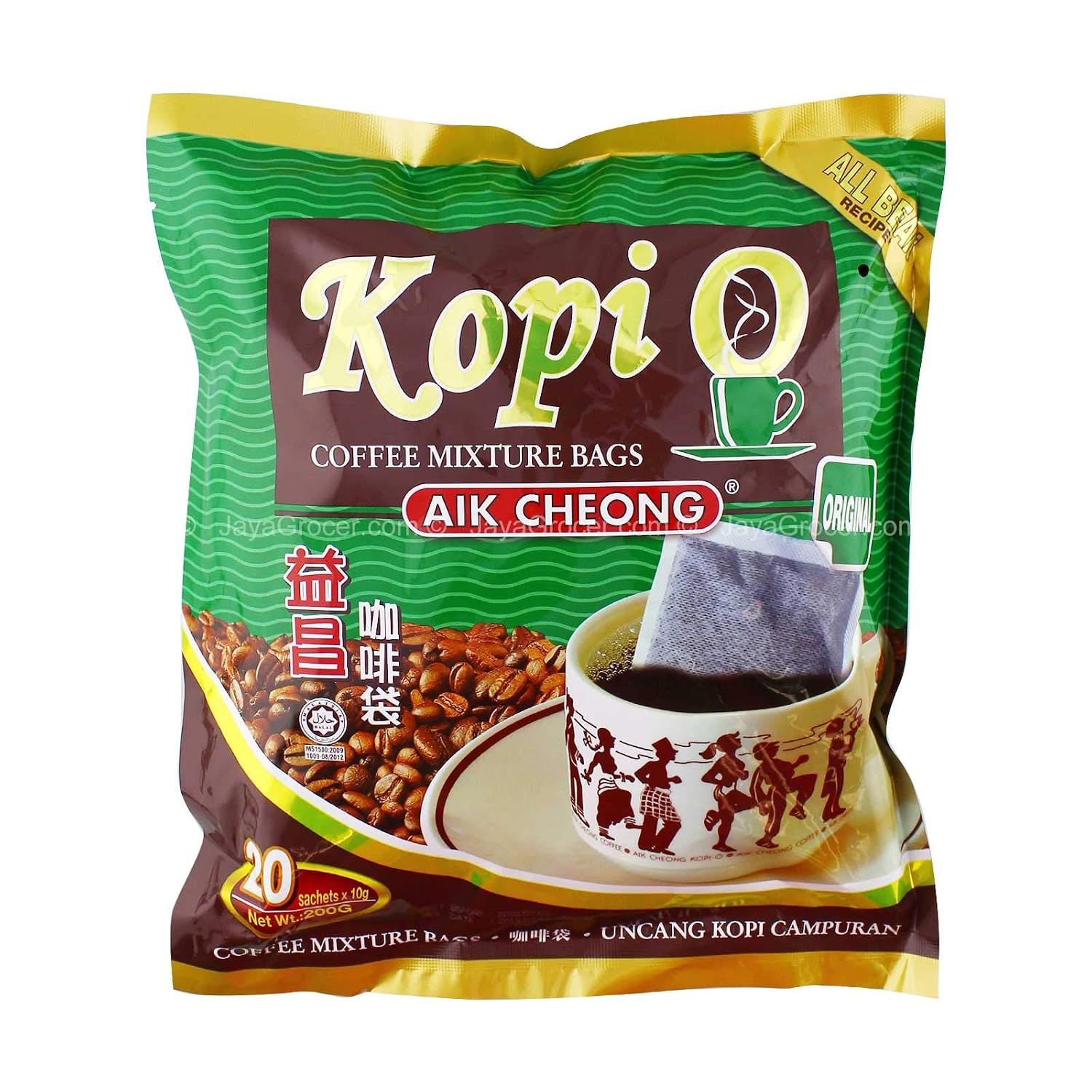 Buy 4 Pack Aik Cheong Original Black Coffee Kopi O Mixture Bags Imported From Malaysia 4x20 Bags Free Express Delivery Online In Taiwan B07kk2d8zr