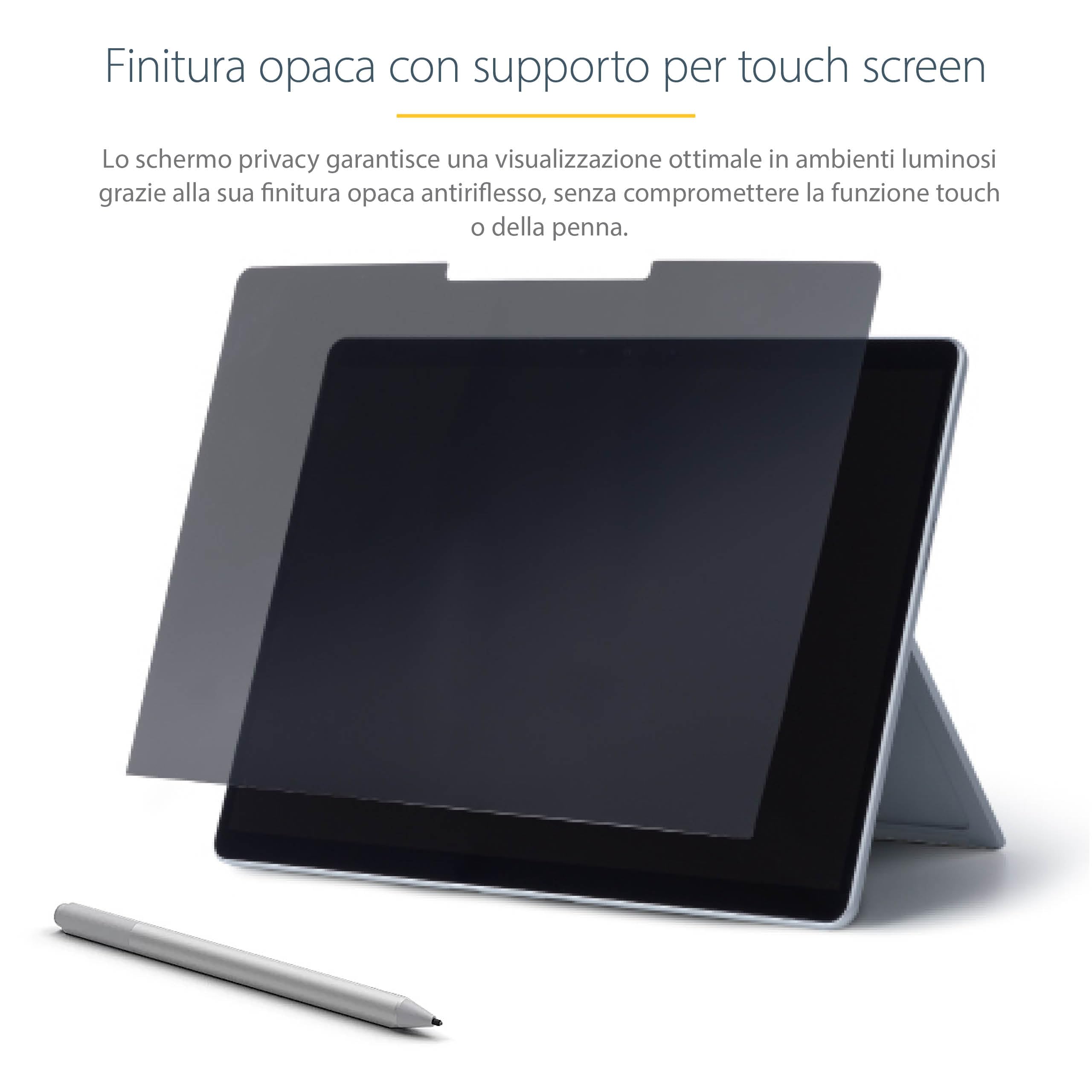StarTech Filtro Privacy per Surface Laptop/Book 13,5", Opaco, Antiriflesso | Pellicola Protettiva per Microsoft Surface Laptop e Book